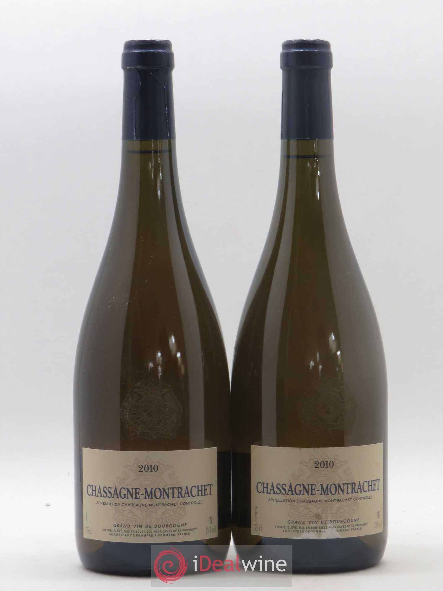 Chassagne-Montrachet Château de Pommard 2010 - Lot de 2 bouteilles - 0