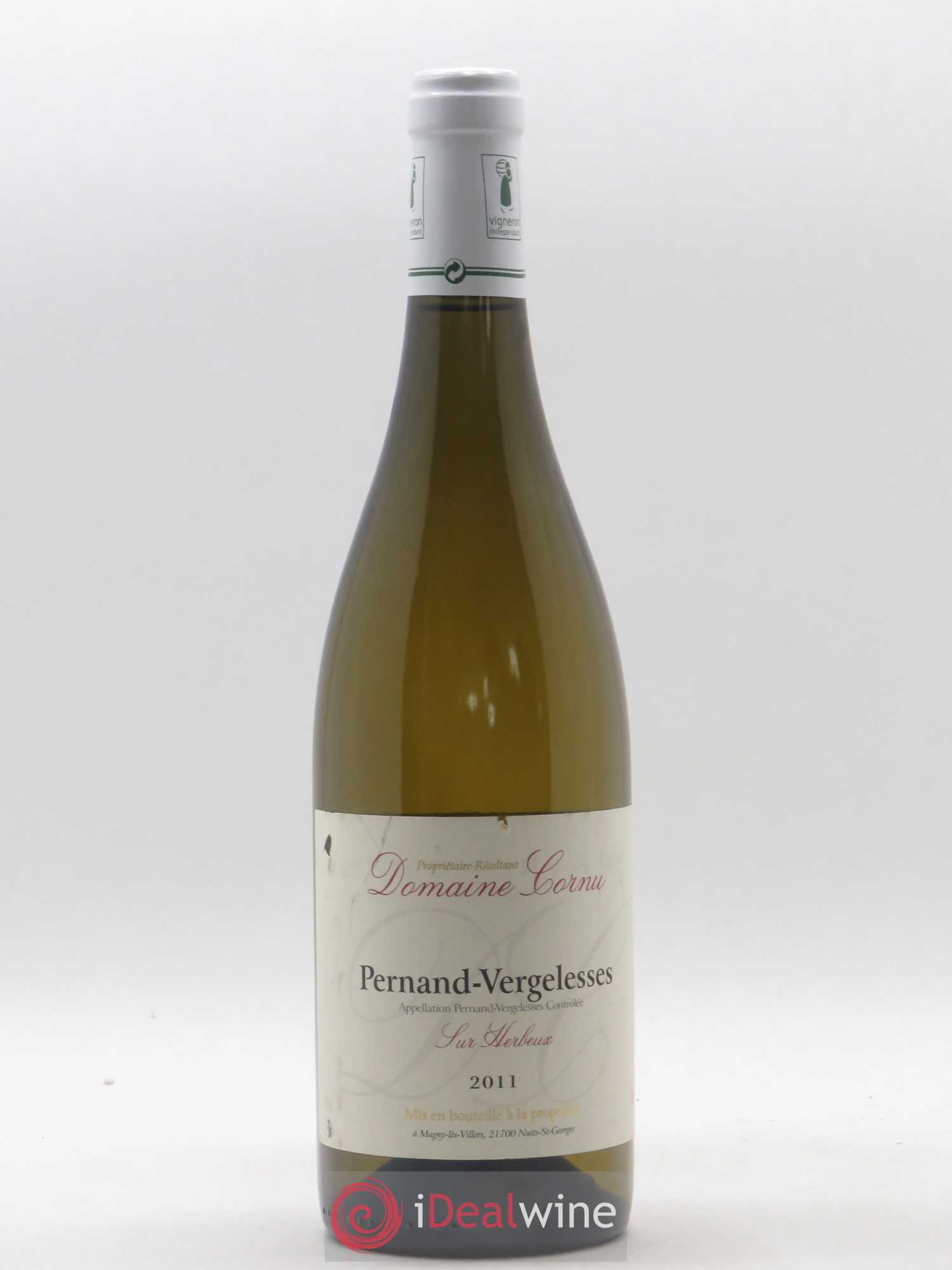 Pernand-Vergelesses Sur Herbaux Domaine Cornu 2011 - Posten von 1 Flasche - 0