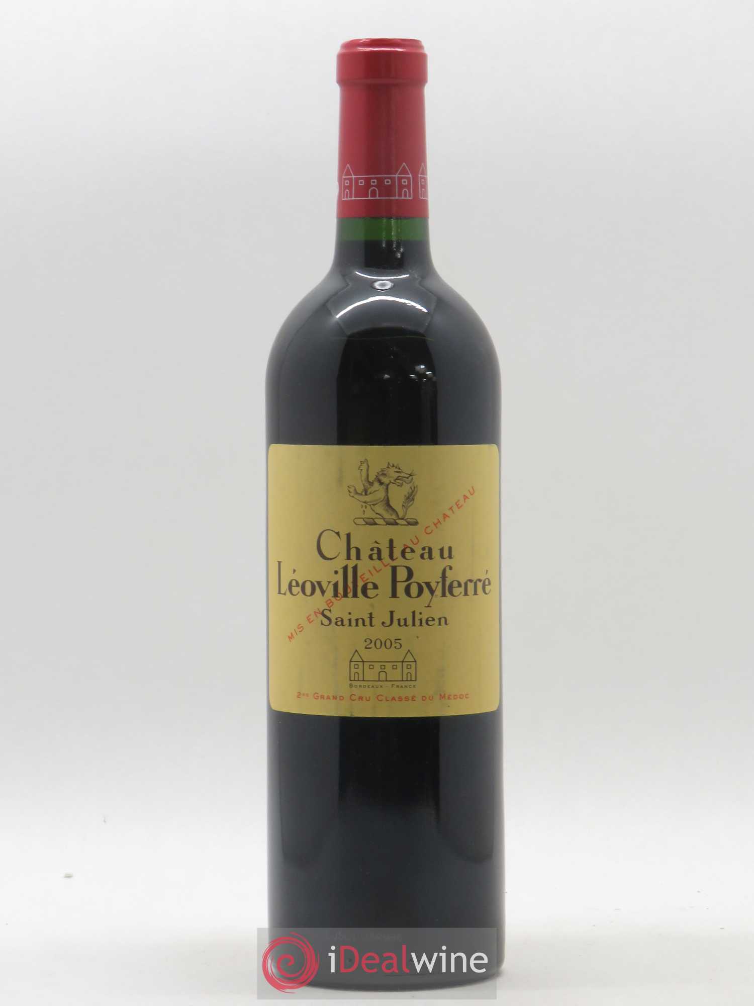 Château Léoville Poyferré 2ème Grand Cru Classé 2005 - Lot de 1 bouteille - 0