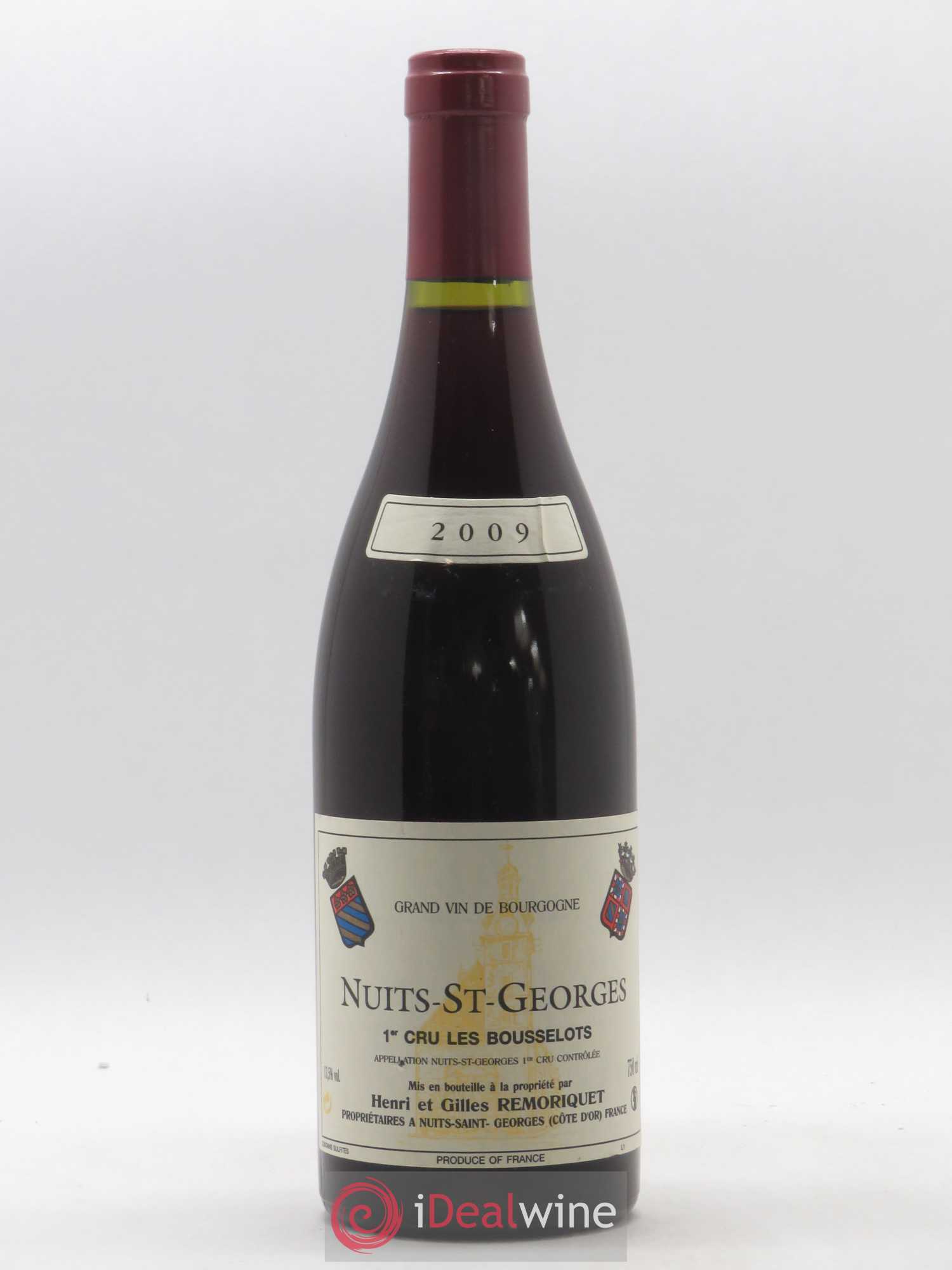 Nuits-Saint-Georges 1er Cru Les Bousselots Gilles Remoriquet 2009 - Lotto di 1 bottiglia - 0
