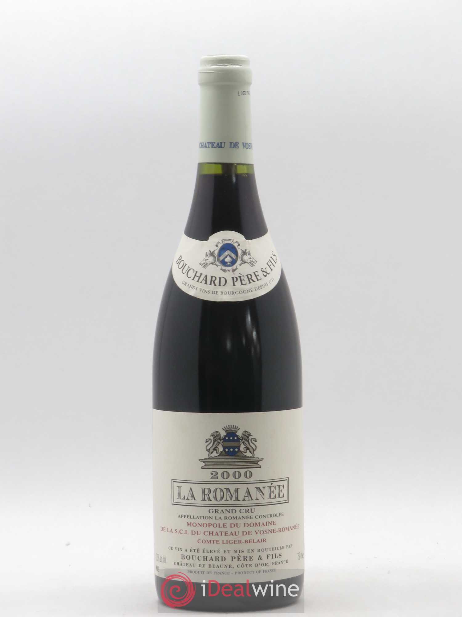 La Romanée Grand Cru Comte Liger-Belair (Domaine du) 2000 - Lot de 1 bouteille - 0