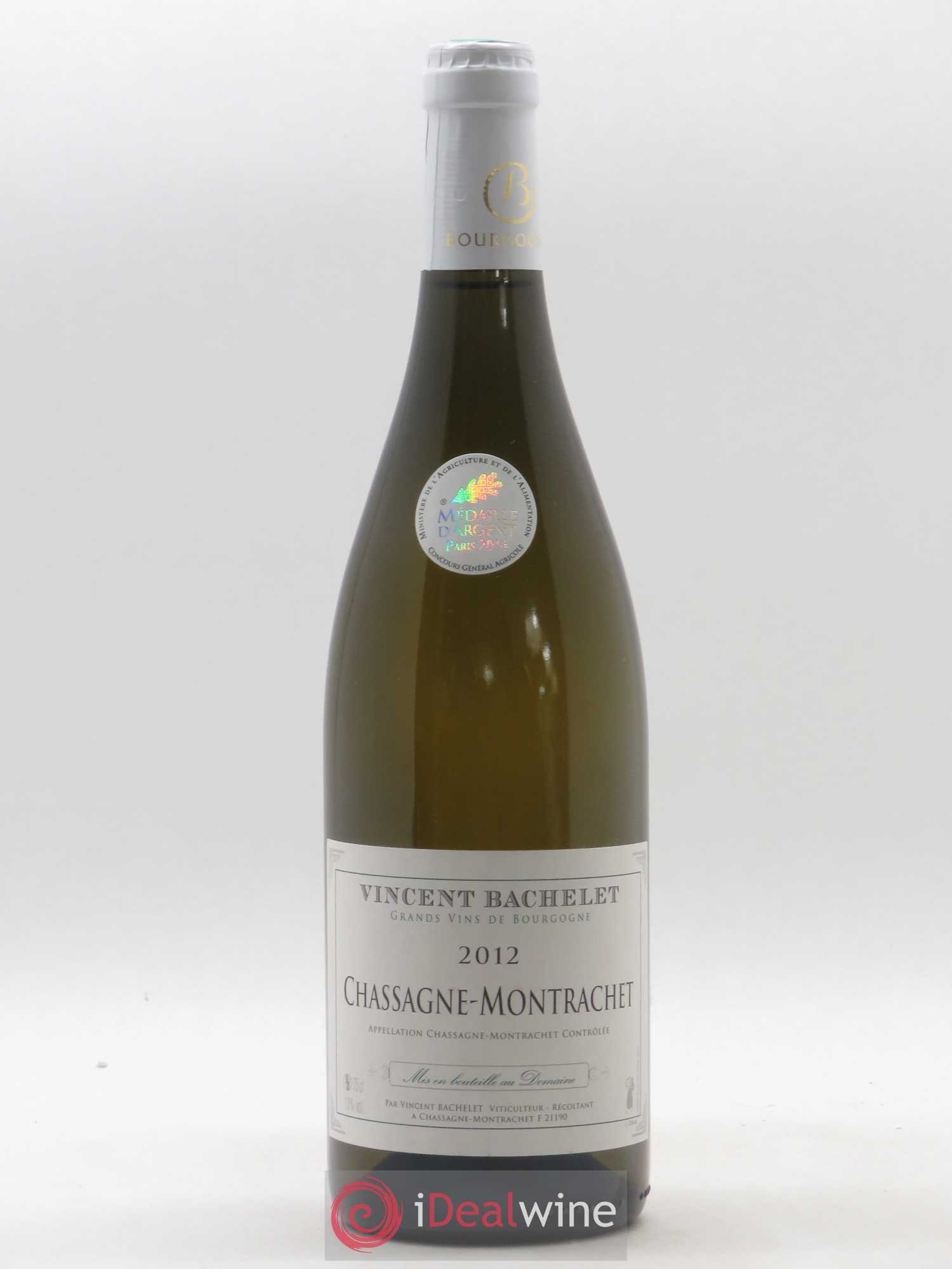 Chassagne-Montrachet Vincent Bachelet 2012 - Lot de 1 bouteille - 0