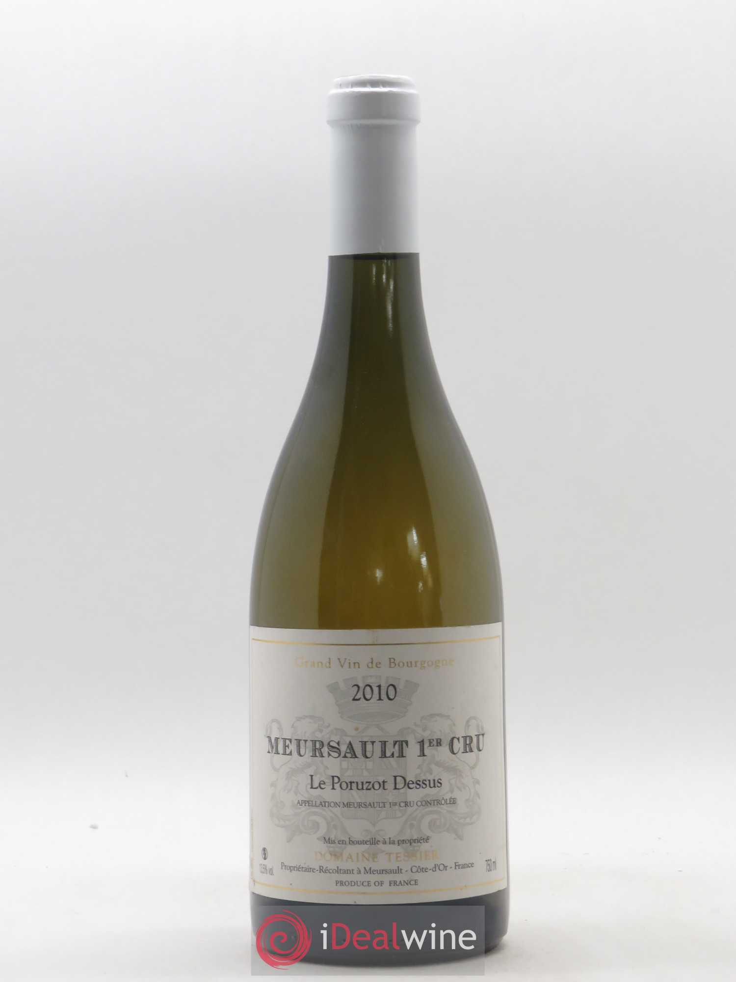 Meursault 1er Cru Le Poruzot Dessus Domaine Tessier 2010 - Posten von 1 Flasche - 0