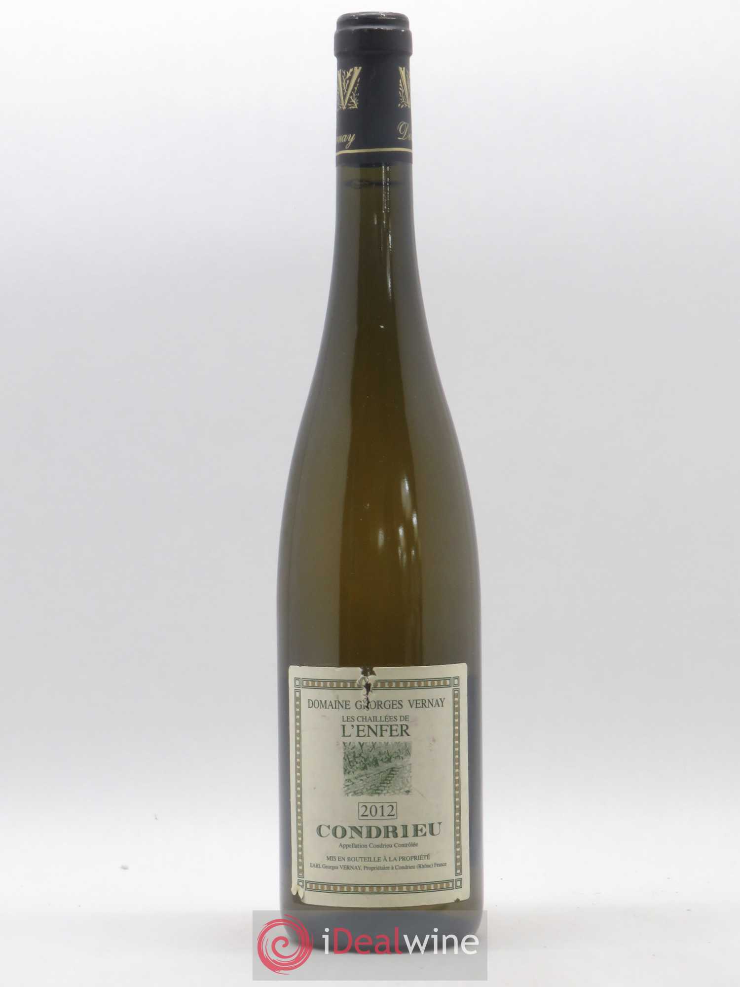 Condrieu Les Chaillées de l'Enfer Georges Vernay 2012 - Lot de 1 bouteille - 0