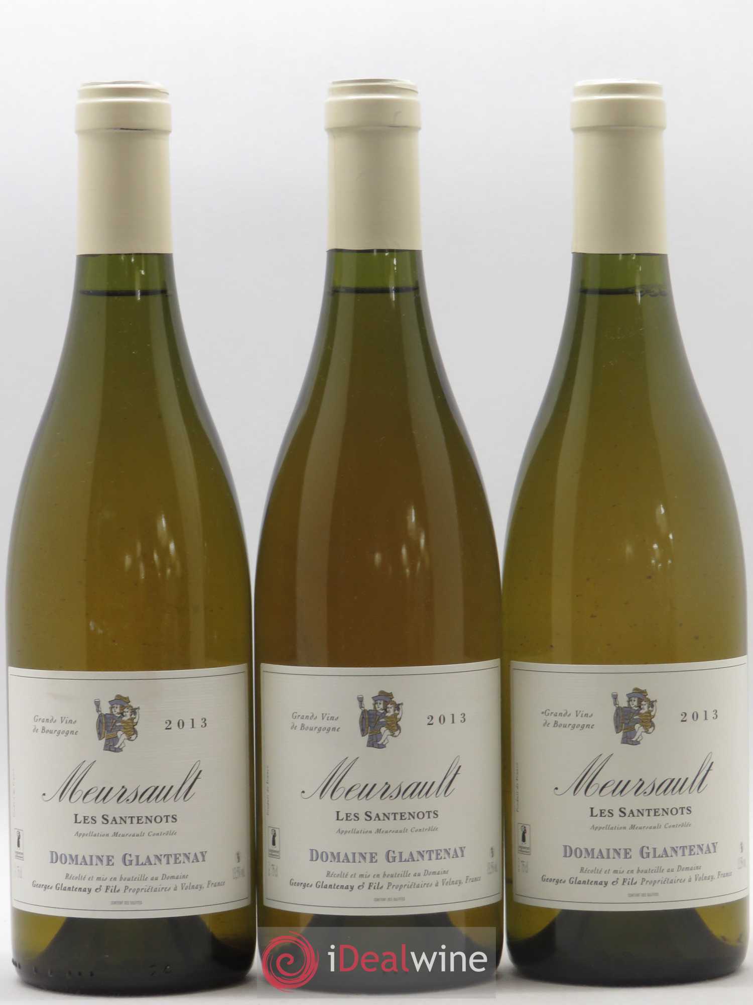 Meursault Les Santenots Domaine Georges et Pierre Glantenay 2013 - Posten von 3 Flaschen - 0