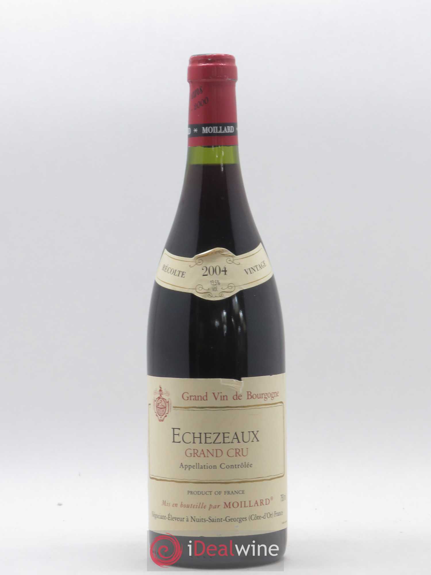 Echezeaux Grand Cru Moillard 2004 - Lot de 1 bouteille - 0