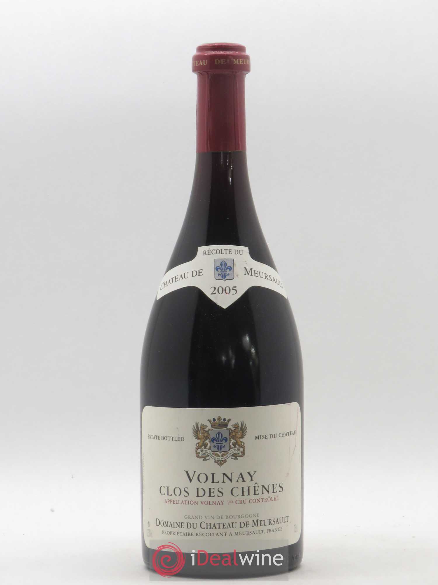 Volnay 1er Cru Clos des Chênes Château de Meursault 2005 - Lot de 1 bouteille - 0