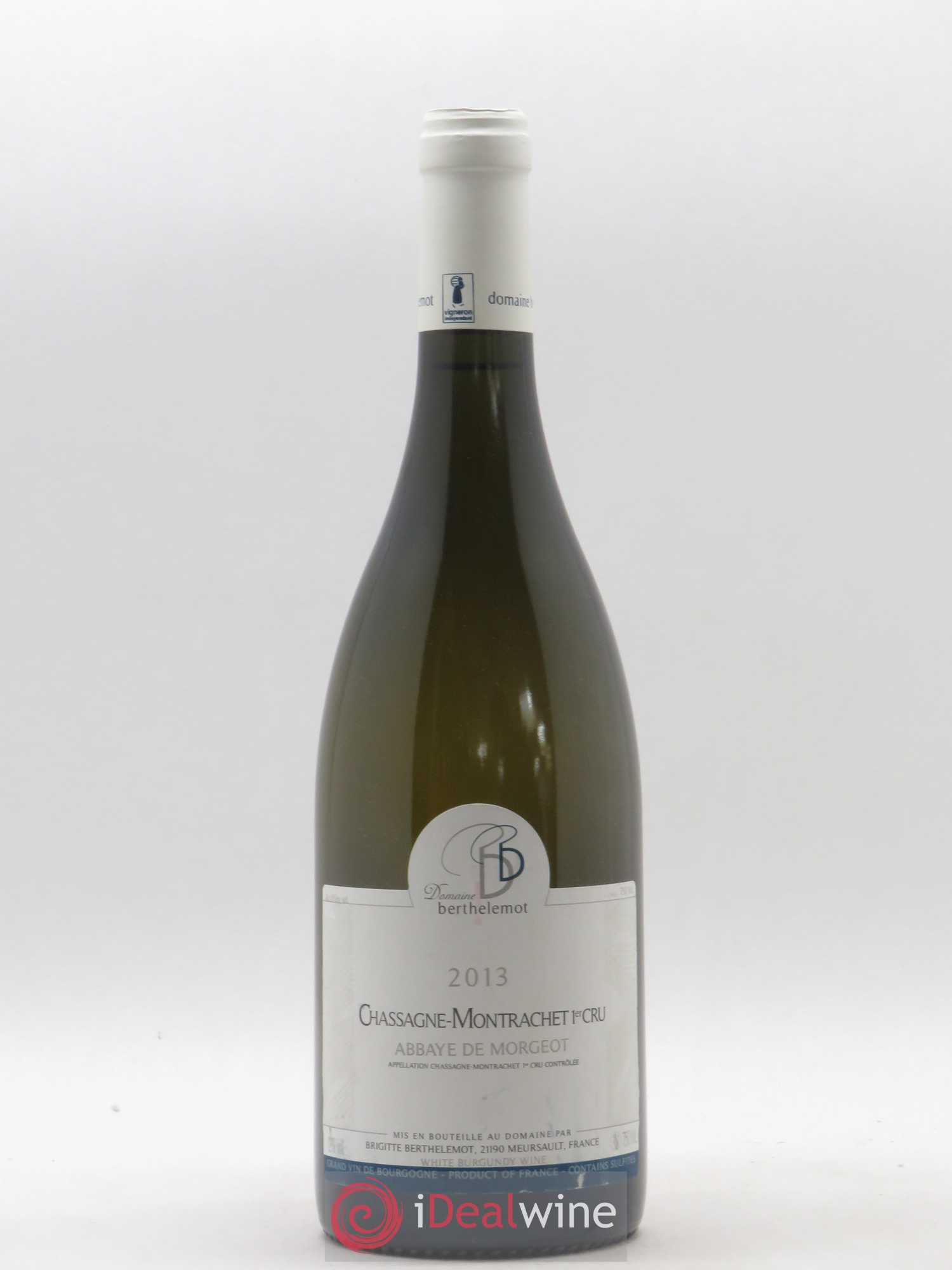 Chassagne-Montrachet 1er Cru Abbaye De Morgeot Berthelemot 2013 - Posten von 1 Flasche - 0