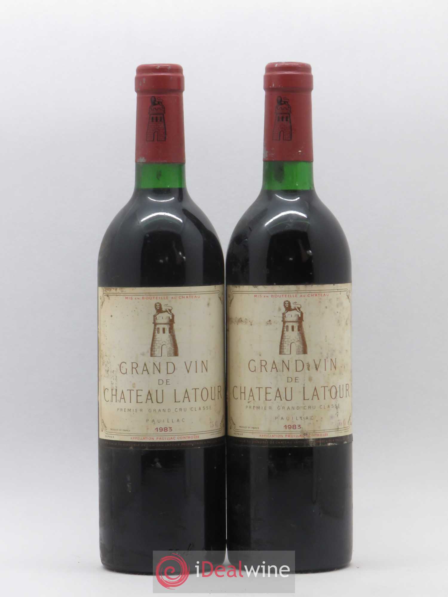 Château Latour 1er Grand Cru Classé 1983 - Lot de 2 bouteilles - 0