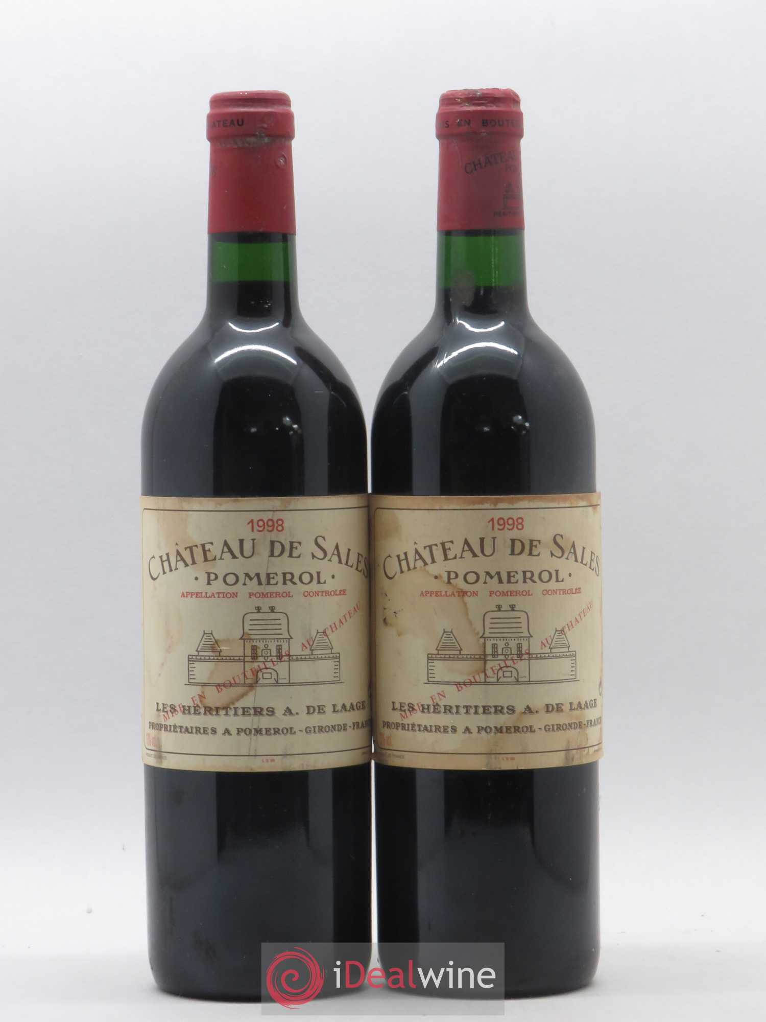 Château de Sales 1998 - Lot de 2 bouteilles - 0