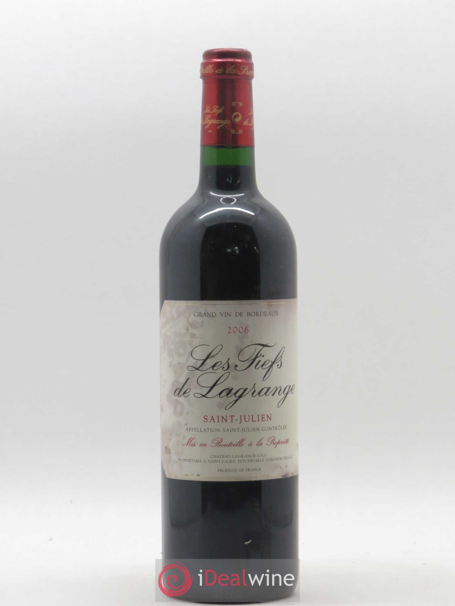 Les Fiefs de Lagrange Second Vin 2006 - Lot de 1 bouteille - 0