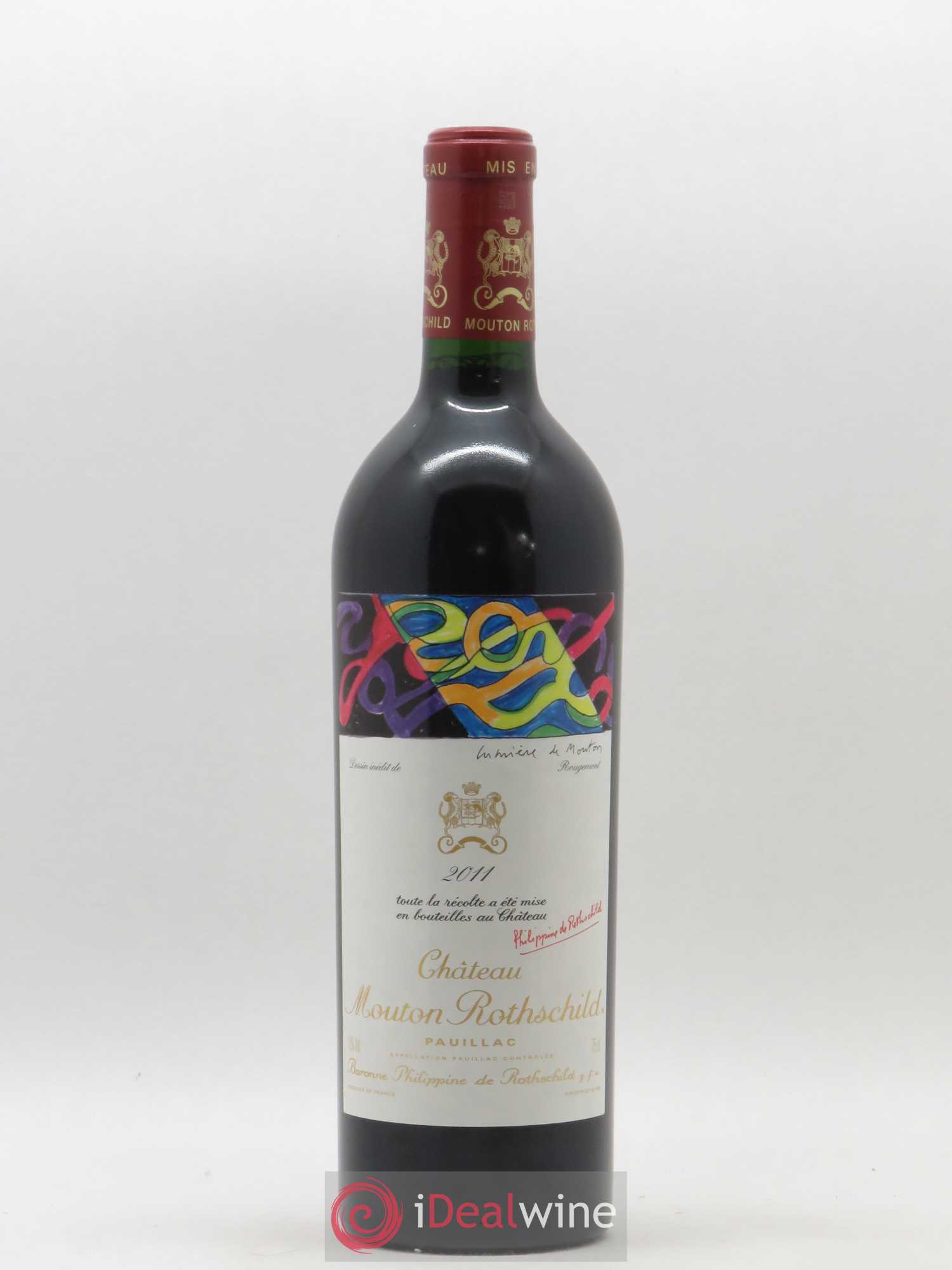 Château Mouton Rothschild 1er Grand Cru Classé 2011 - Lot de 1 bouteille - 0