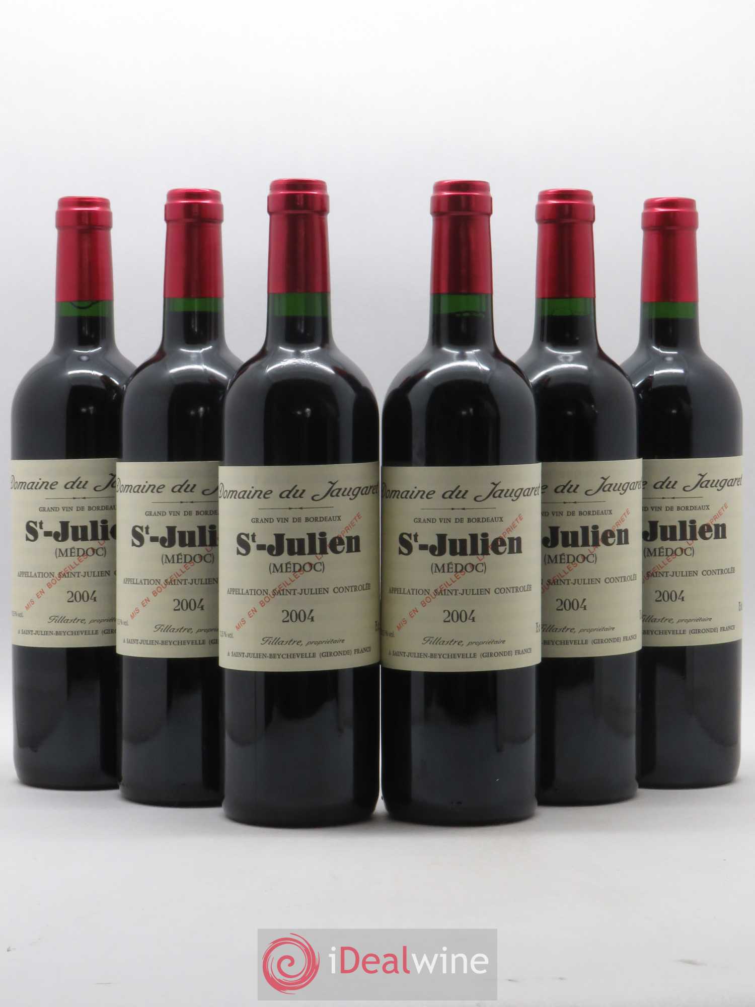 Domaine du Jaugaret 2004 - Lot de 6 bouteilles - 0