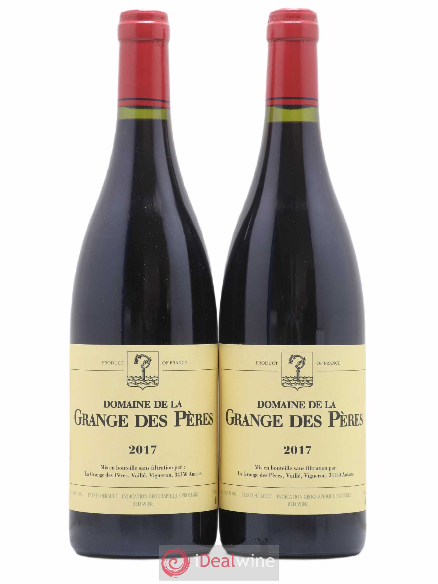Pays d'Hérault Grange des Pères Laurent Vaillé 2017 - Lot de 2 bouteilles - 0