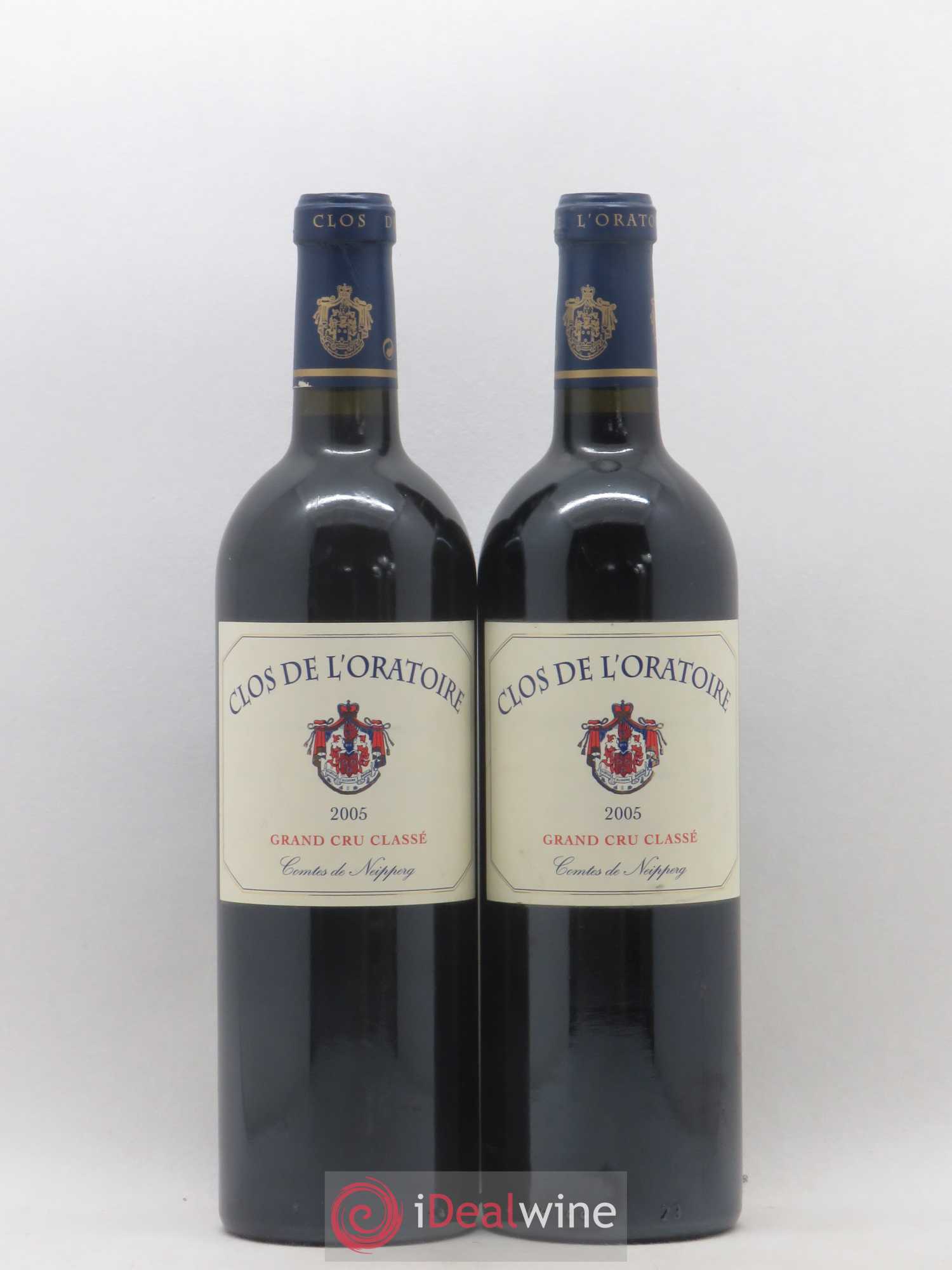 Clos de l'Oratoire Grand Cru Classé 2005 - Lot de 2 bouteilles - 0
