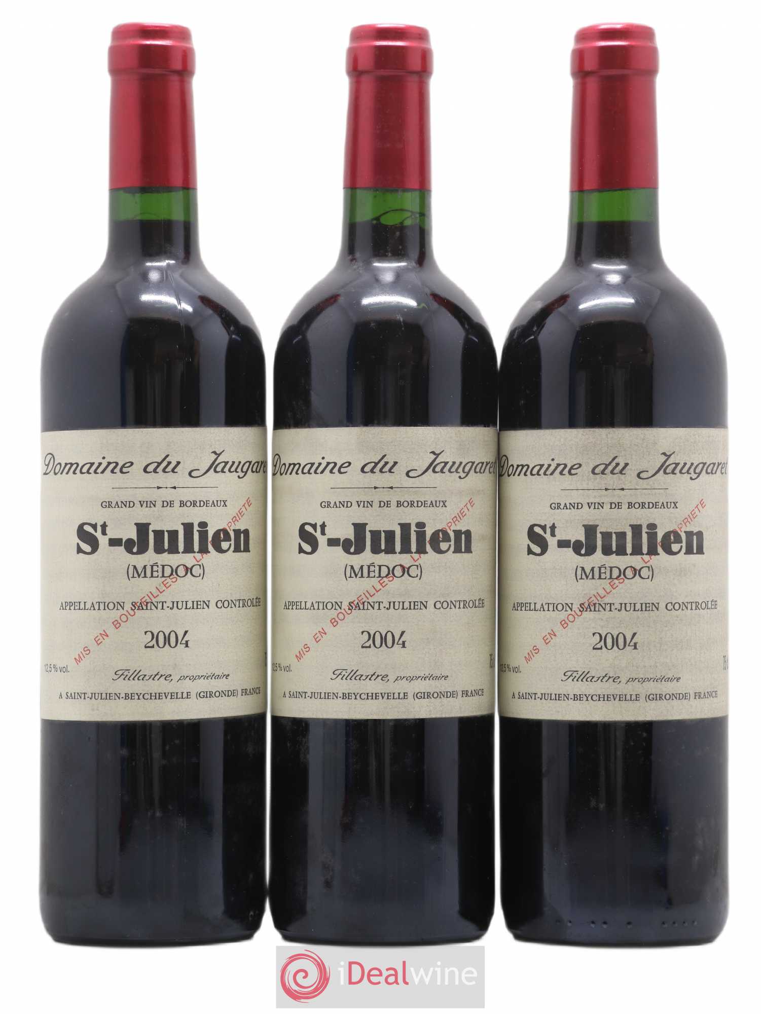 Domaine du Jaugaret 2004 - Lot de 3 bouteilles - 0