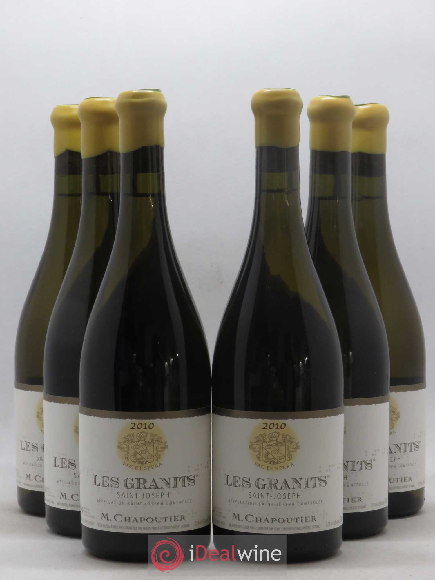 Saint-Joseph Les Granits Chapoutier 2010 - Lot de 6 bouteilles - 0