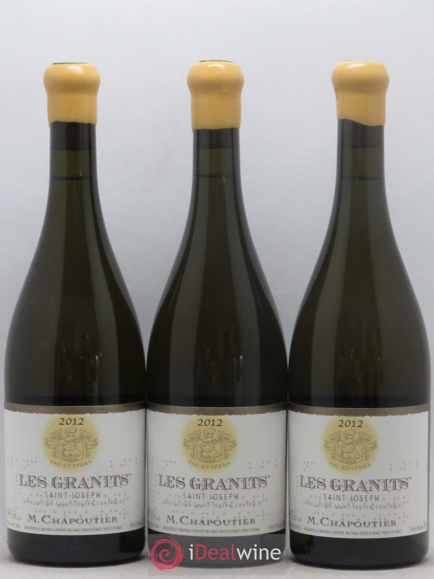 Saint-Joseph Les Granits Chapoutier 2012 - Lot de 6 bouteilles - 1