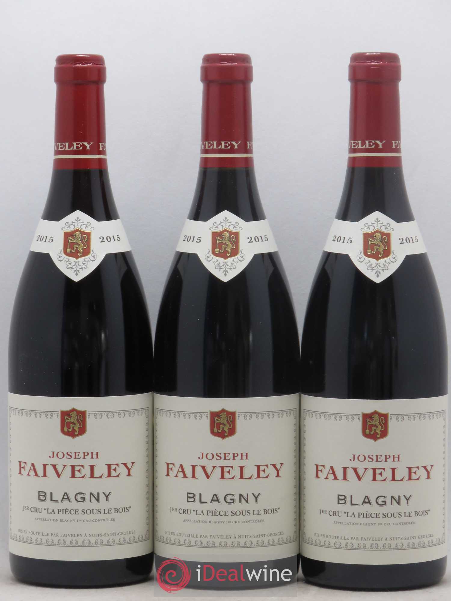 Blagny 1er Cru La Pièce sous le Bois Faiveley 2015 - Posten von 12 Flaschen - 1