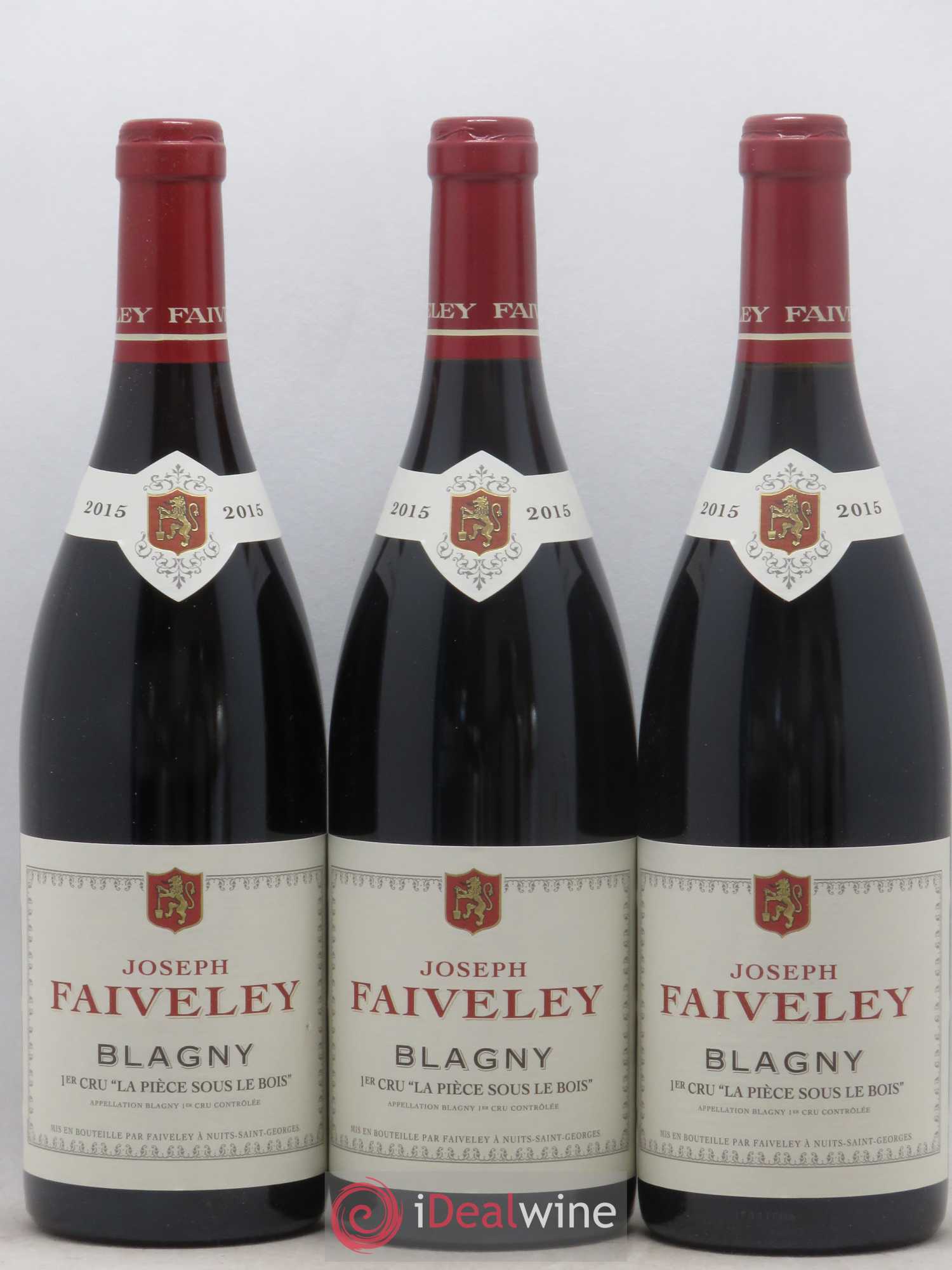 Blagny 1er Cru La Pièce sous le Bois Faiveley 2015 - Posten von 12 Flaschen - 2