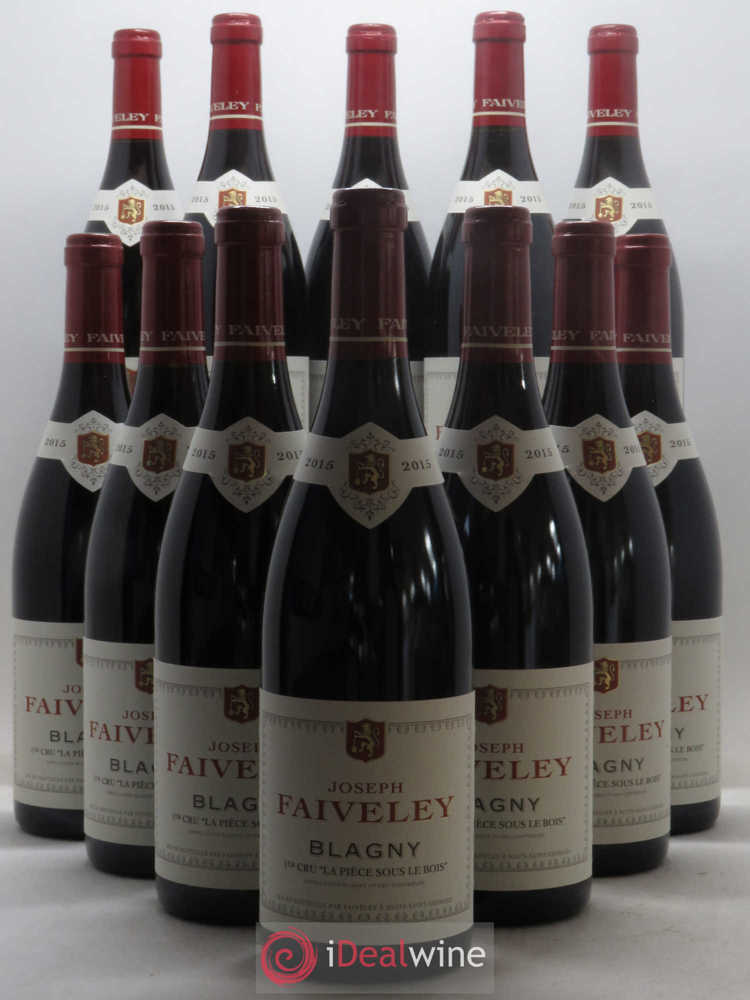 Blagny 1er Cru La Pièce sous le Bois Faiveley 2015 - Posten von 12 Flaschen - 0