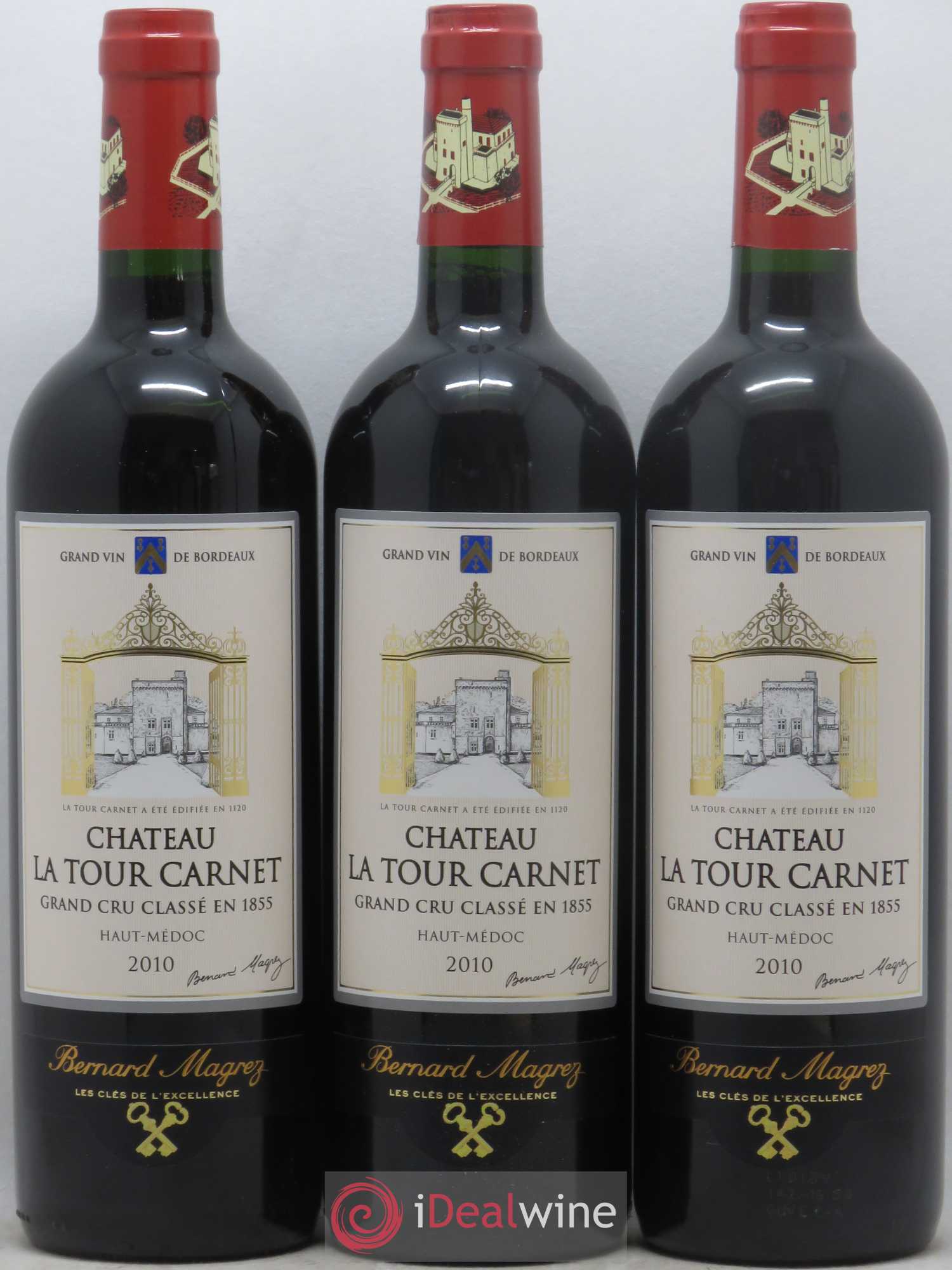 Château la Tour Carnet 4ème Grand Cru Classé 2010 - Lot de 12 bouteilles - 3