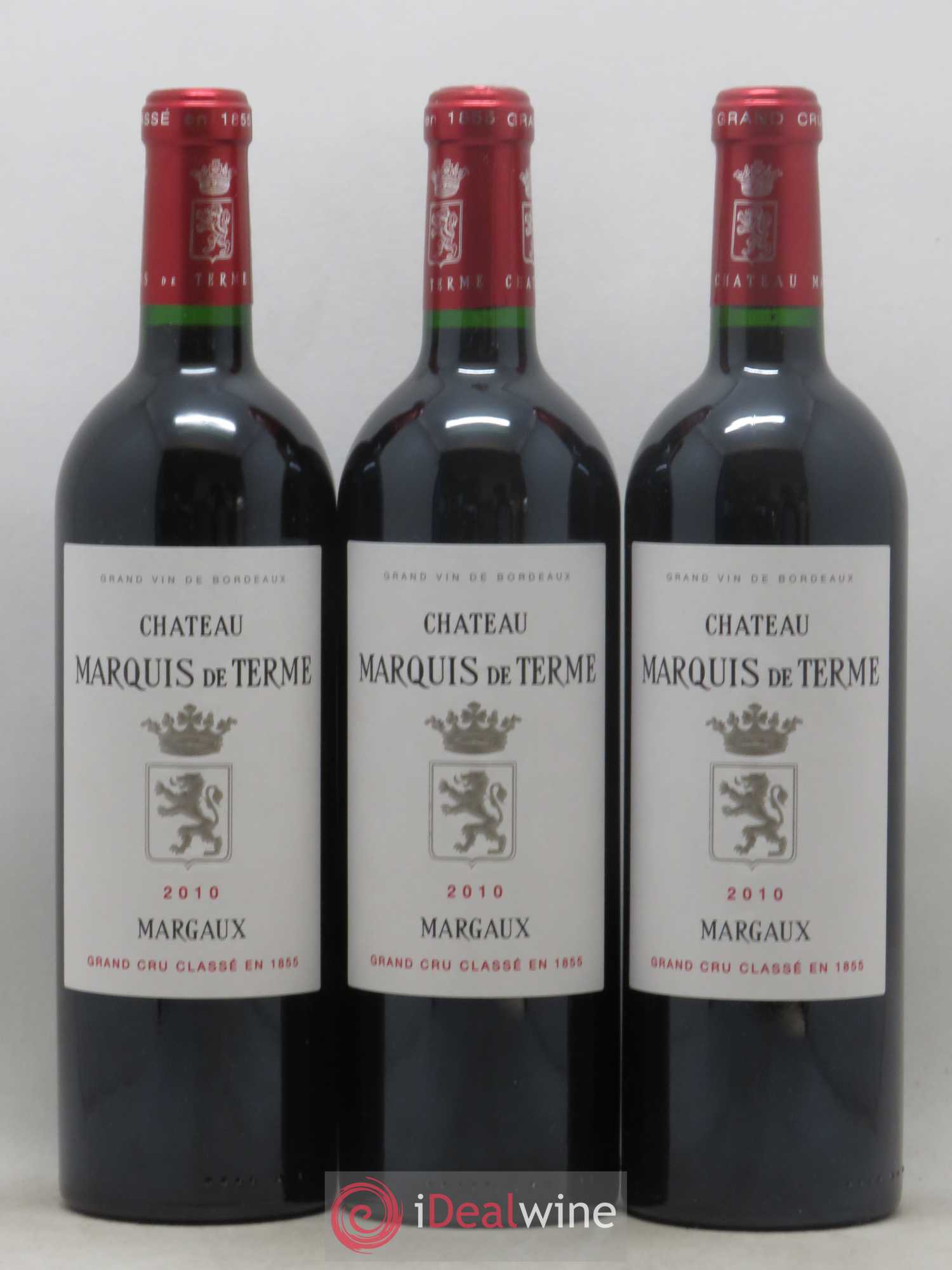 Château Marquis de Terme 4ème Grand Cru Classé 2010 - Lot de 12 bouteilles - 1
