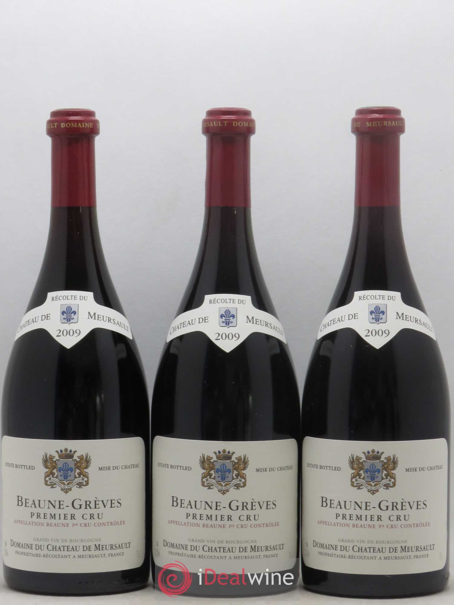 Beaune 1er Cru Grèves Château de Meursault 2009 - Posten von 12 Flaschen - 1