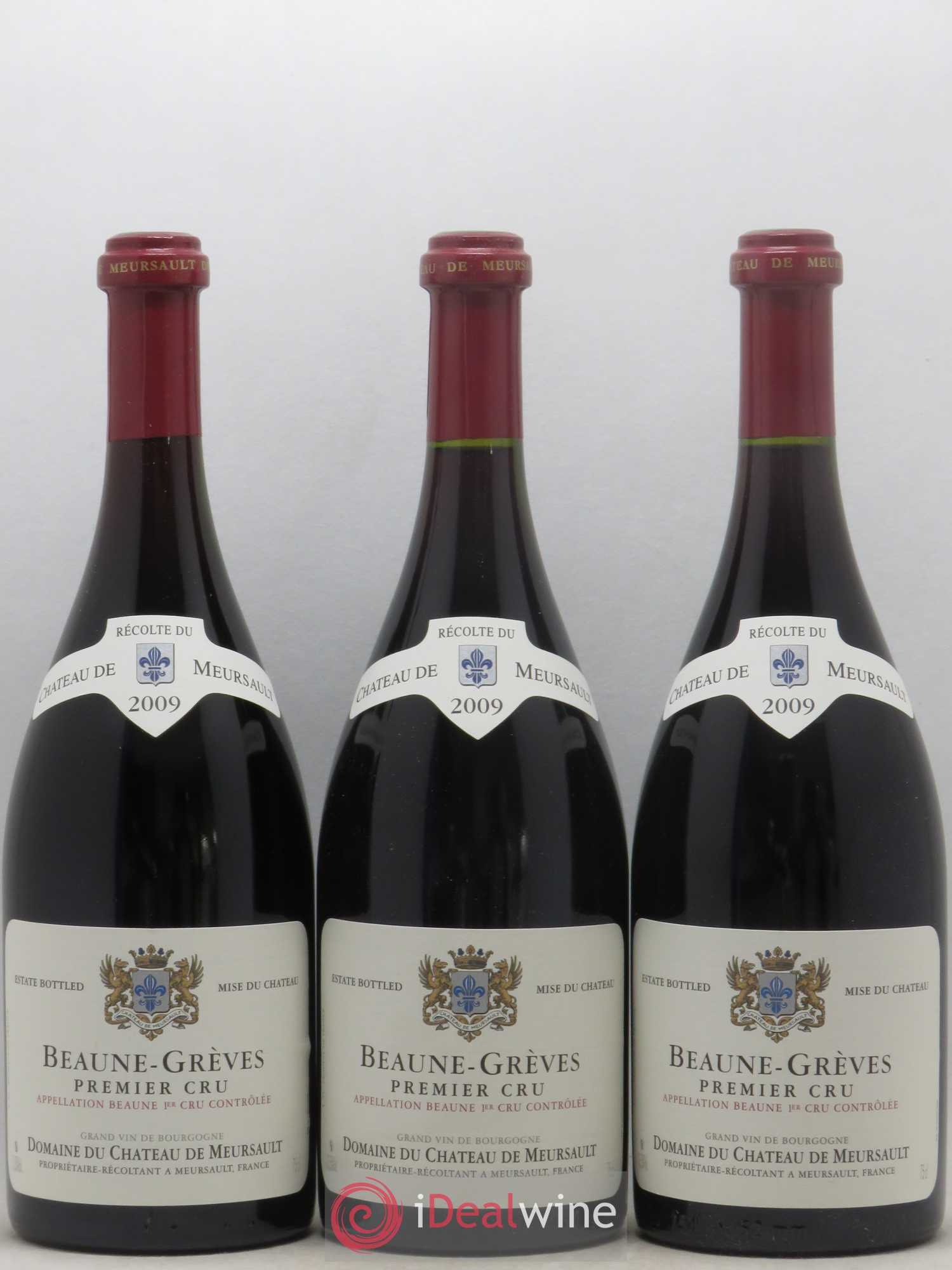 Beaune 1er Cru Grèves Château de Meursault 2009 - Posten von 12 Flaschen - 3