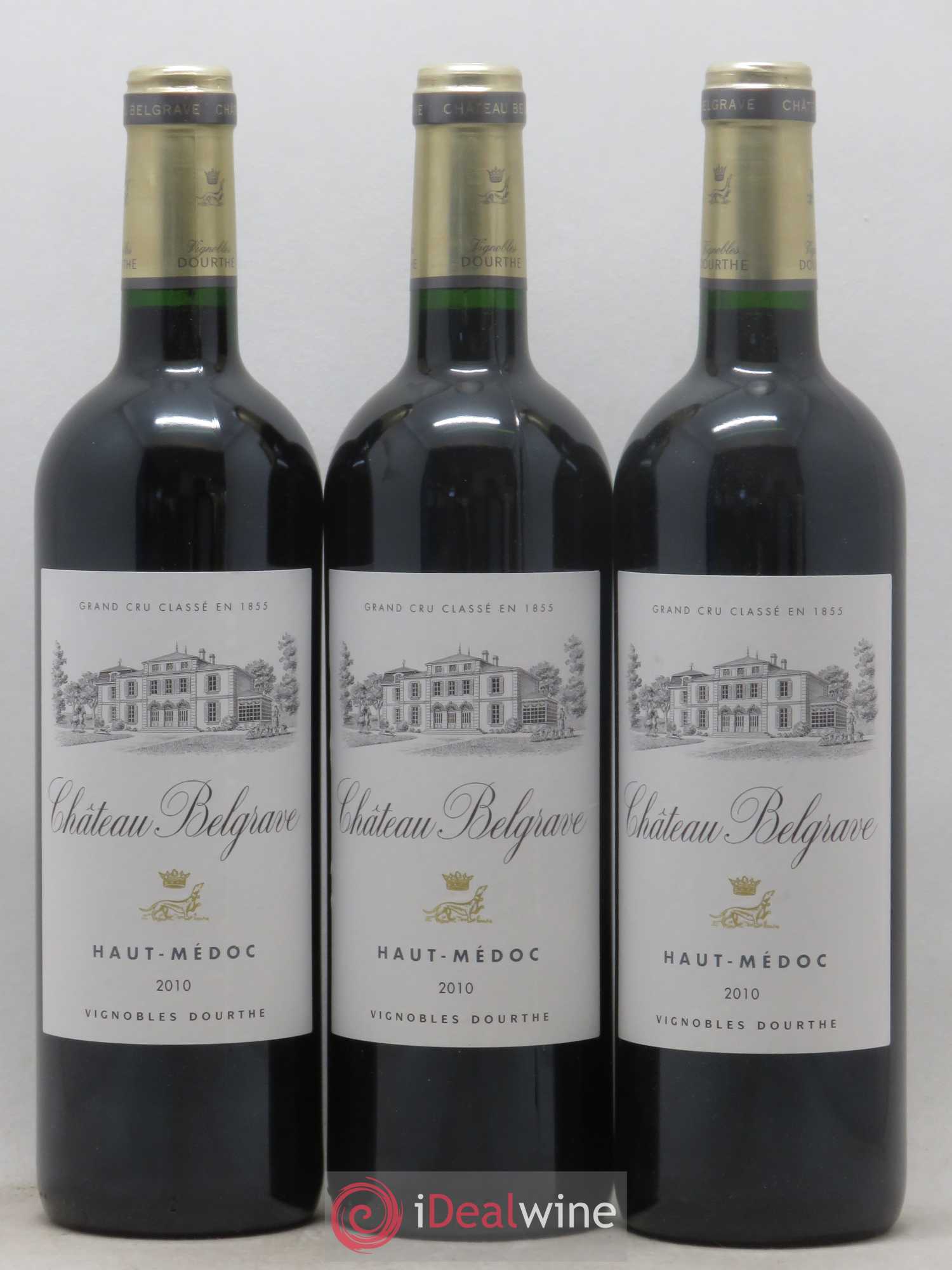 Château Belgrave 5ème Grand Cru Classé 2010 - Lot de 12 bouteilles - 1
