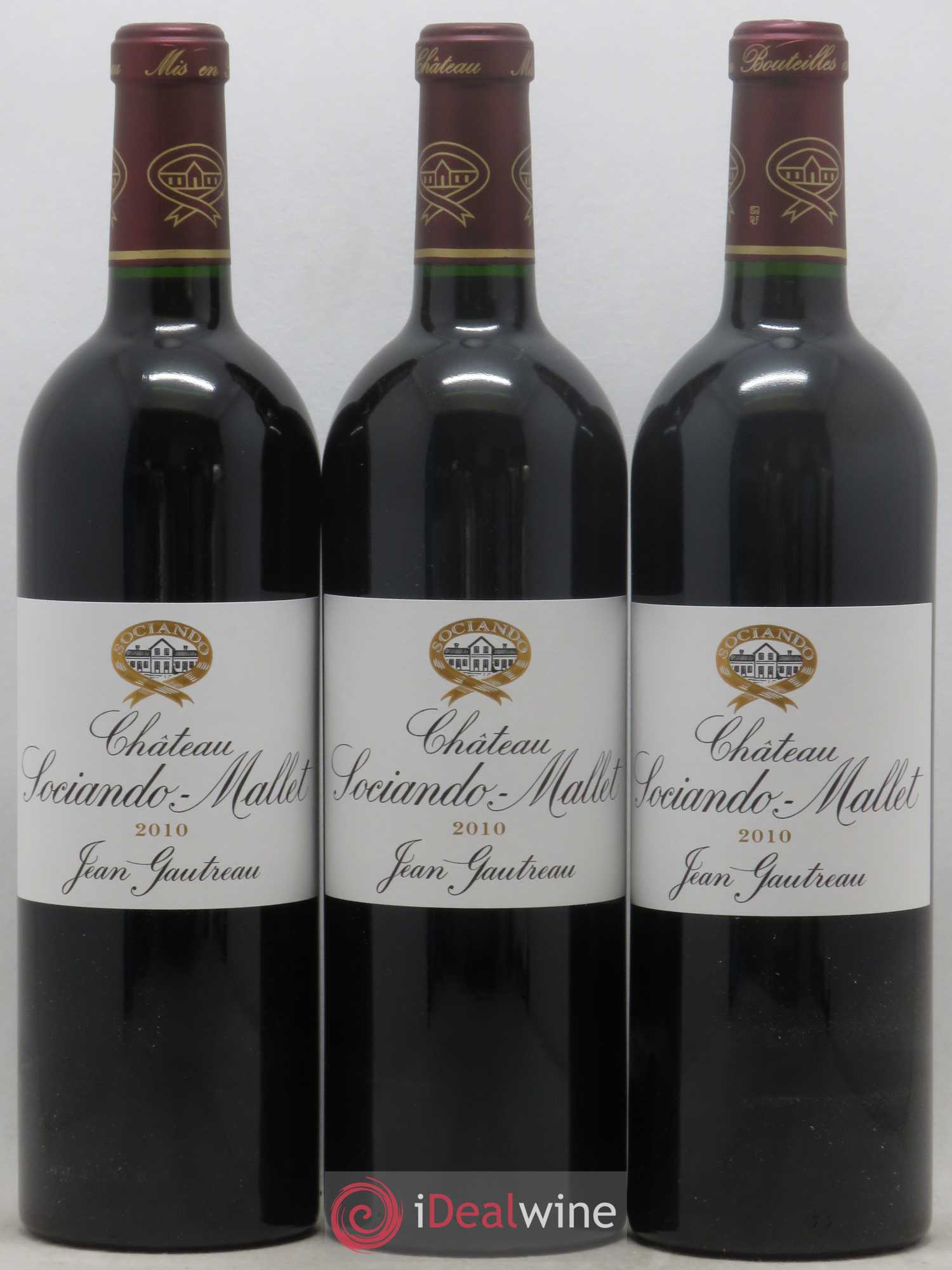 Château Sociando Mallet 2010 - Lot de 12 bouteilles - 2