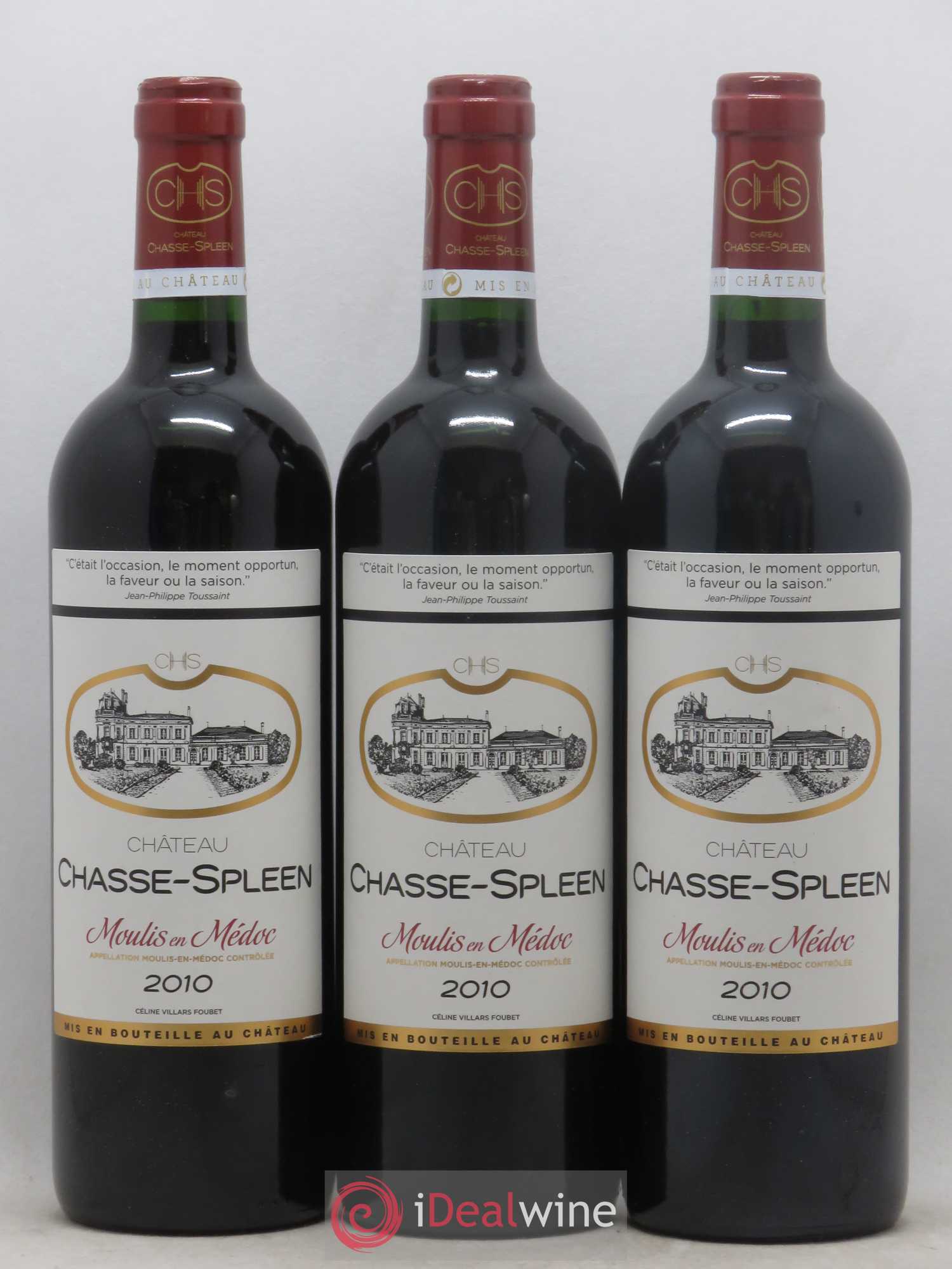 Château Chasse Spleen 2010 - Lot de 12 bouteilles - 2