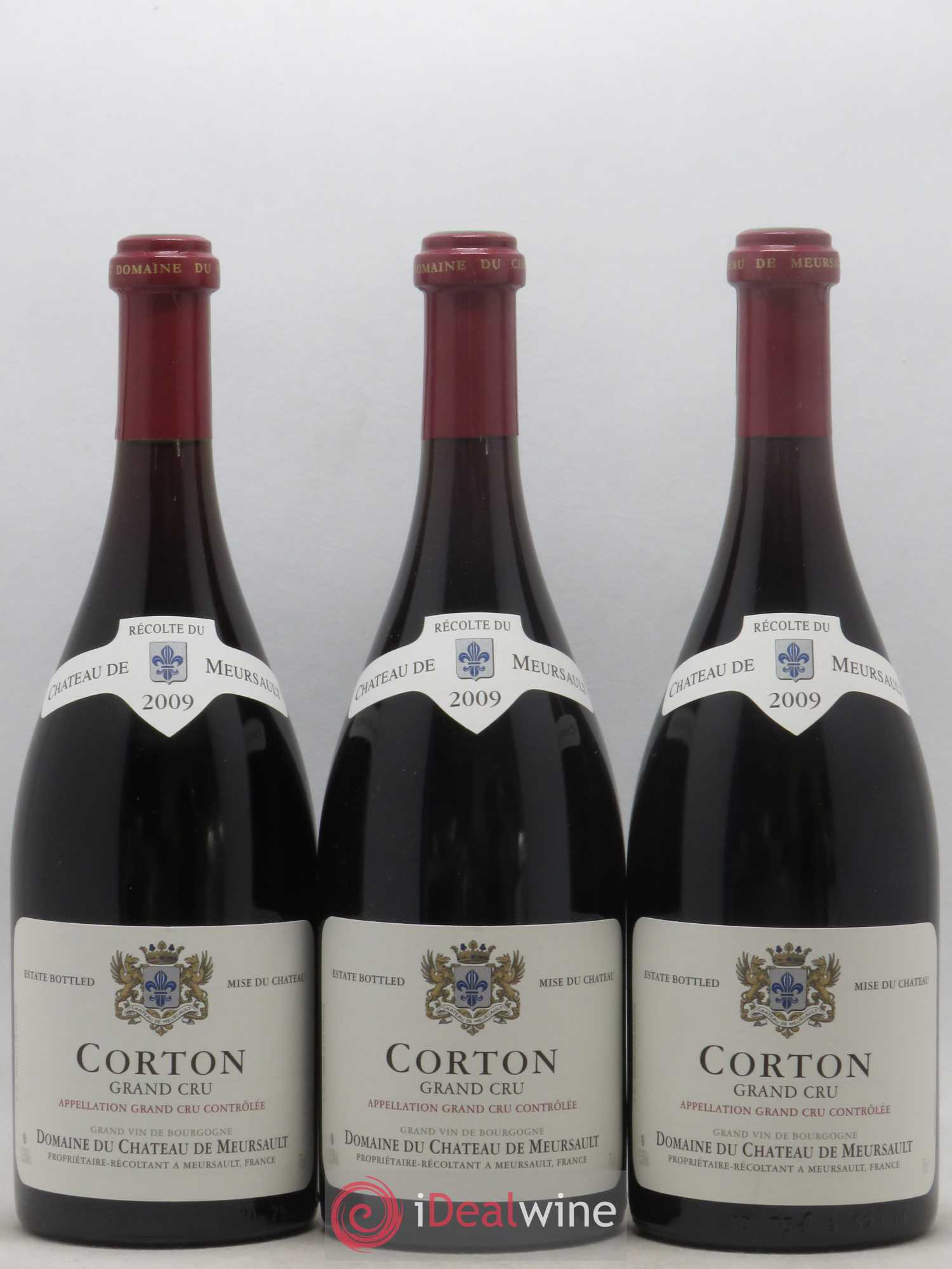 Corton Grand Cru Château de Meursault 2009 - Lot de 6 bouteilles - 1