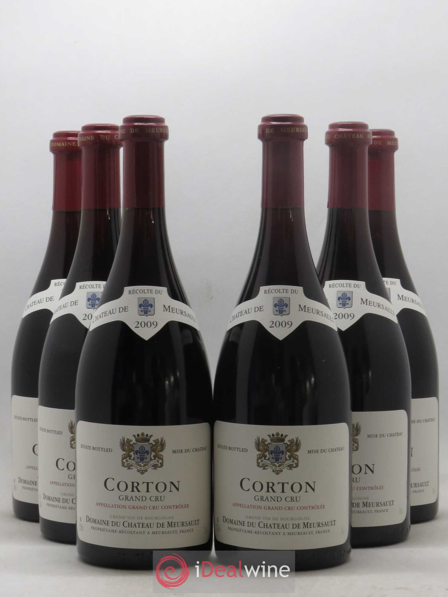 Corton Grand Cru Château de Meursault 2009 - Lot de 6 bouteilles - 0