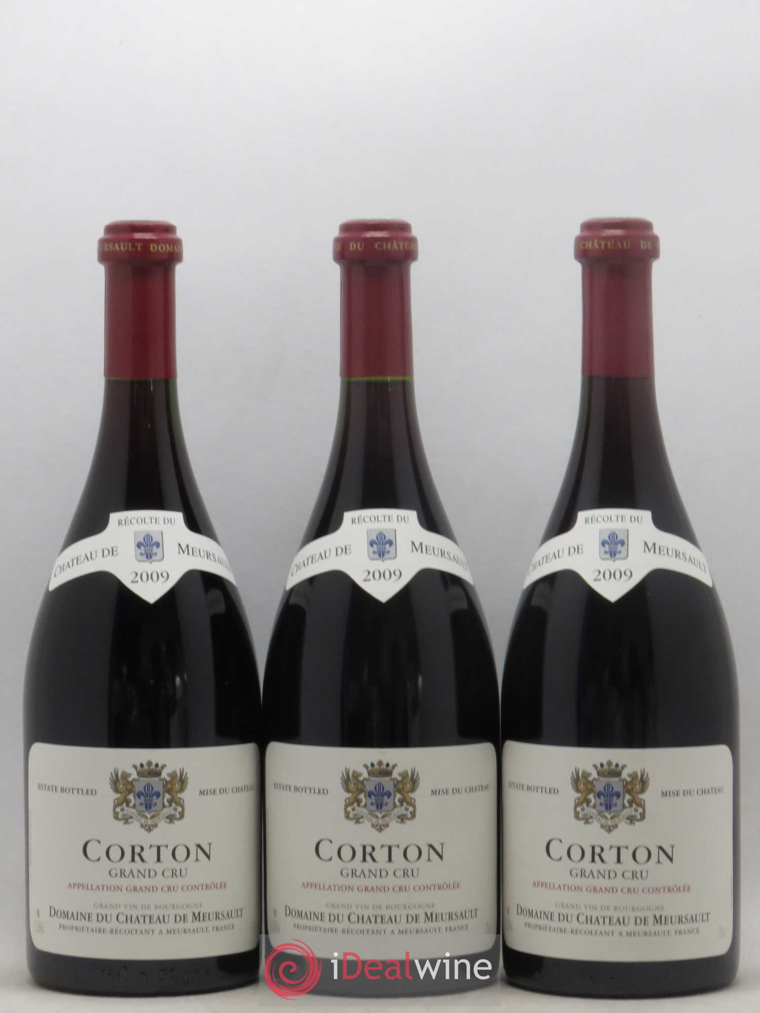 Corton Grand Cru Château de Meursault 2009 - Lot de 6 bouteilles - 1