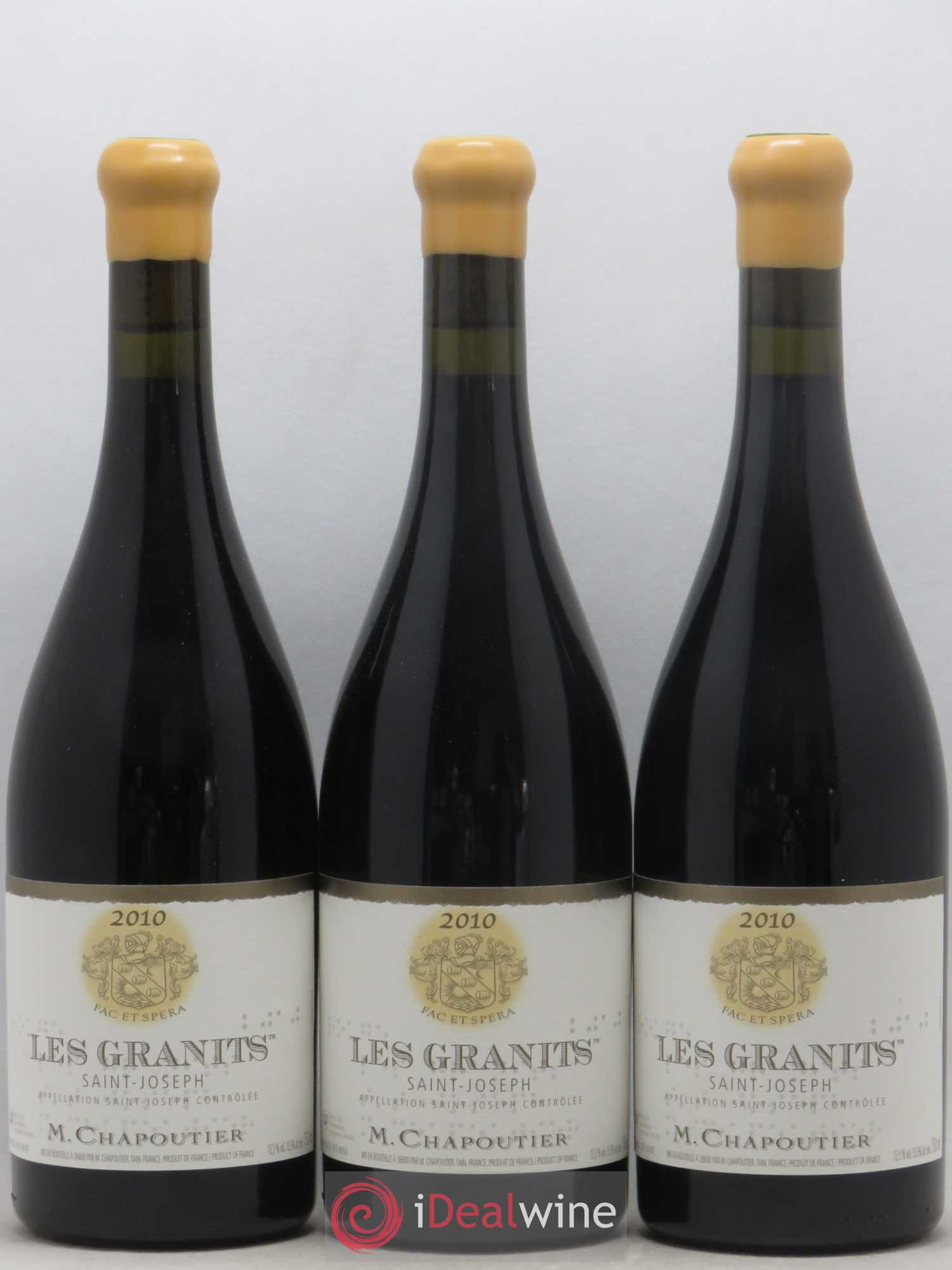 Saint-Joseph Les Granits Chapoutier 2010 - Lot de 6 bouteilles - 1