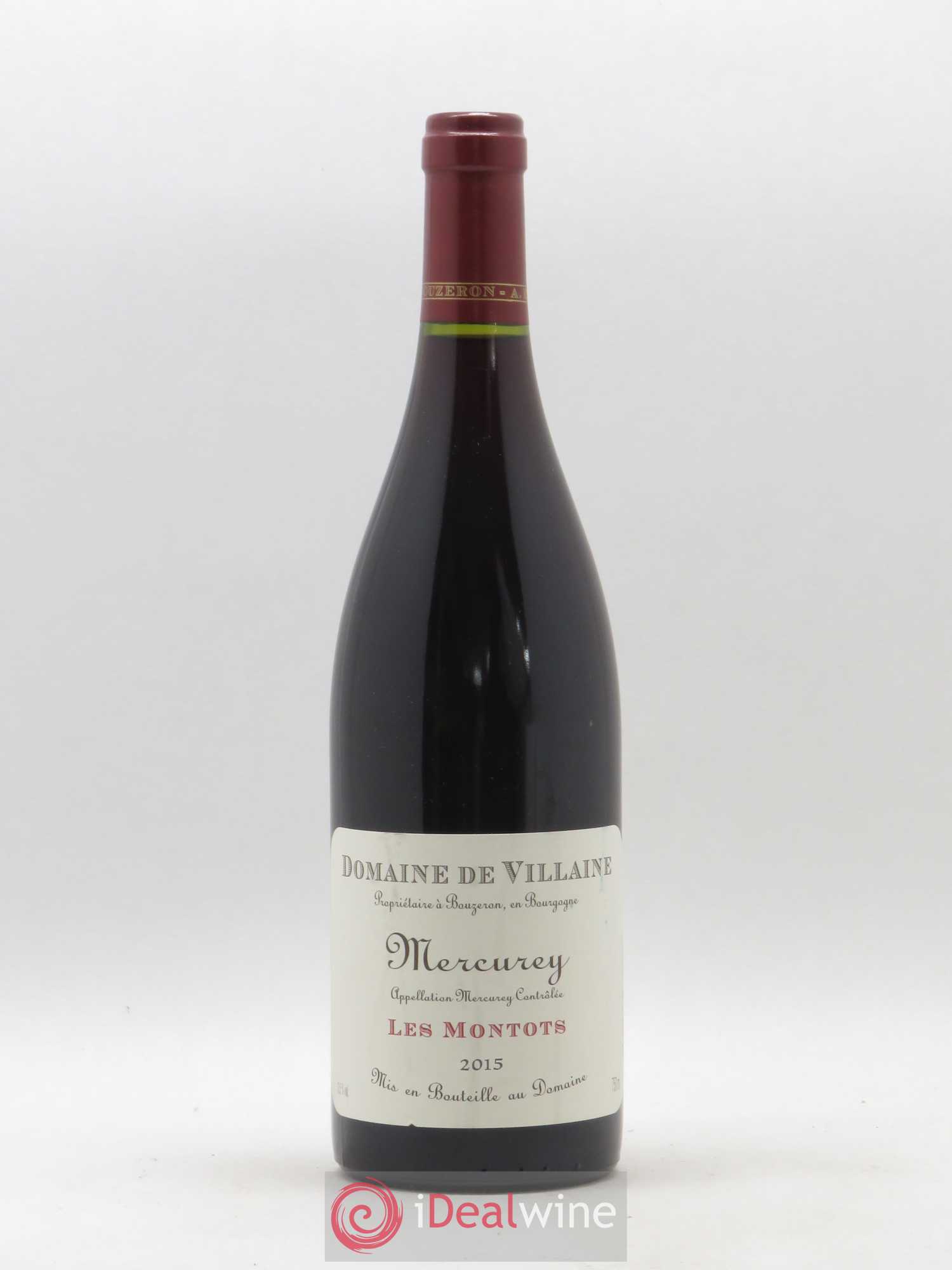 Mercurey Les Montots Domaine de Villaine 2015 - Lot de 1 bouteille - 0