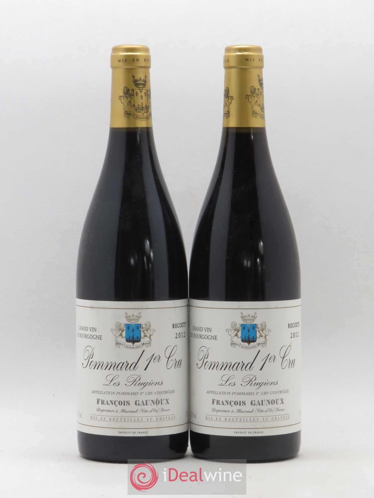Pommard 1er Cru Rugiens François Gaunoux (Domaine) 2012 - Lot de 2 bouteilles - 0