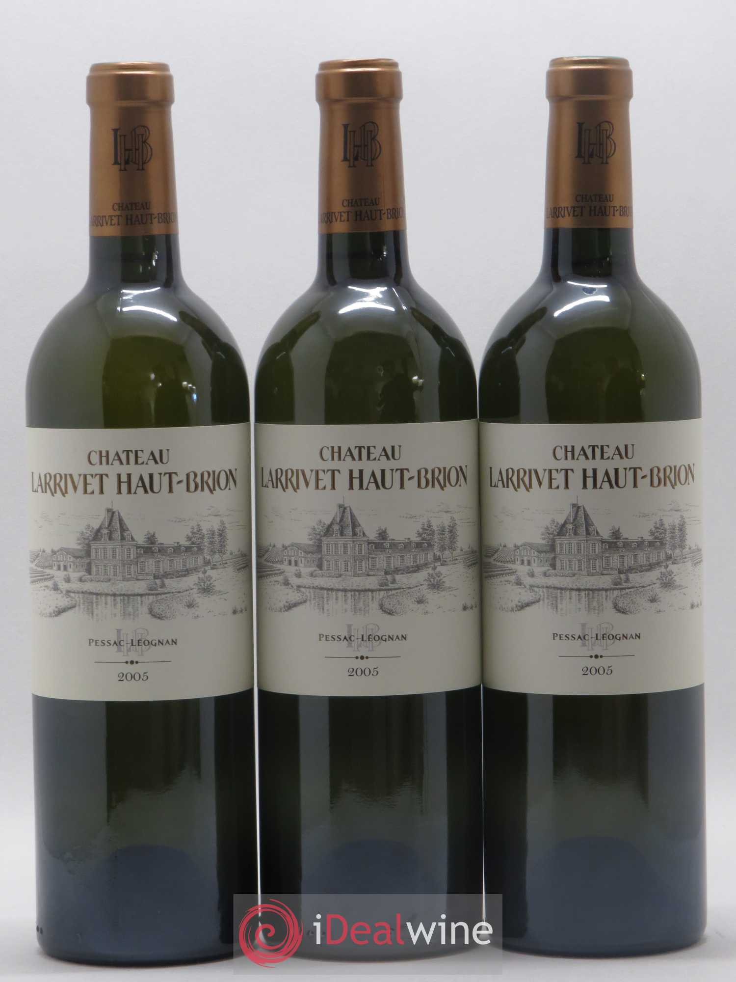 Château Larrivet Haut-Brion 2005 - Lot de 12 bouteilles - 1