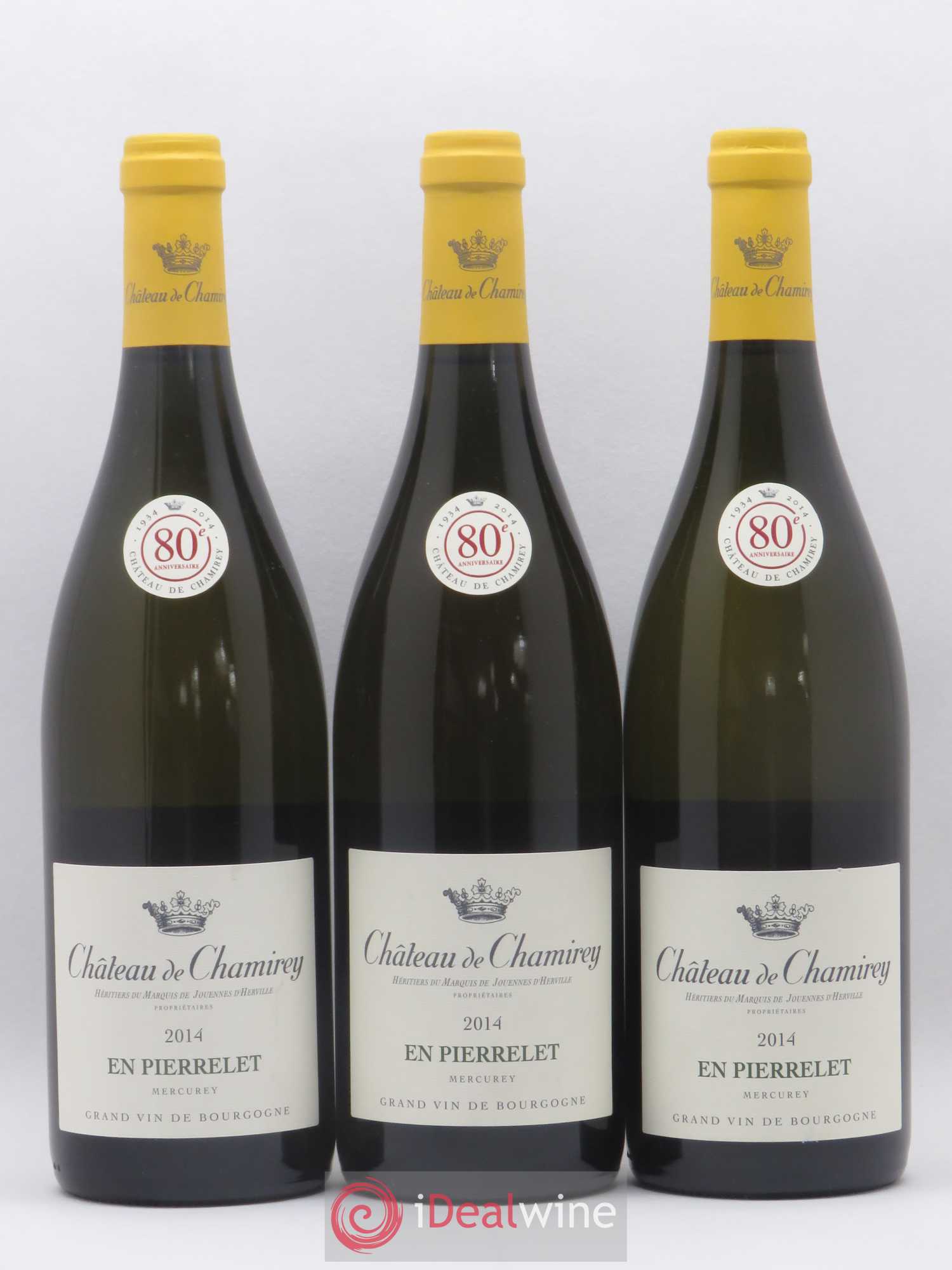 Mercurey En Pierrelet Château de Chamirey 2014 - Posten von 3 Flaschen - 0