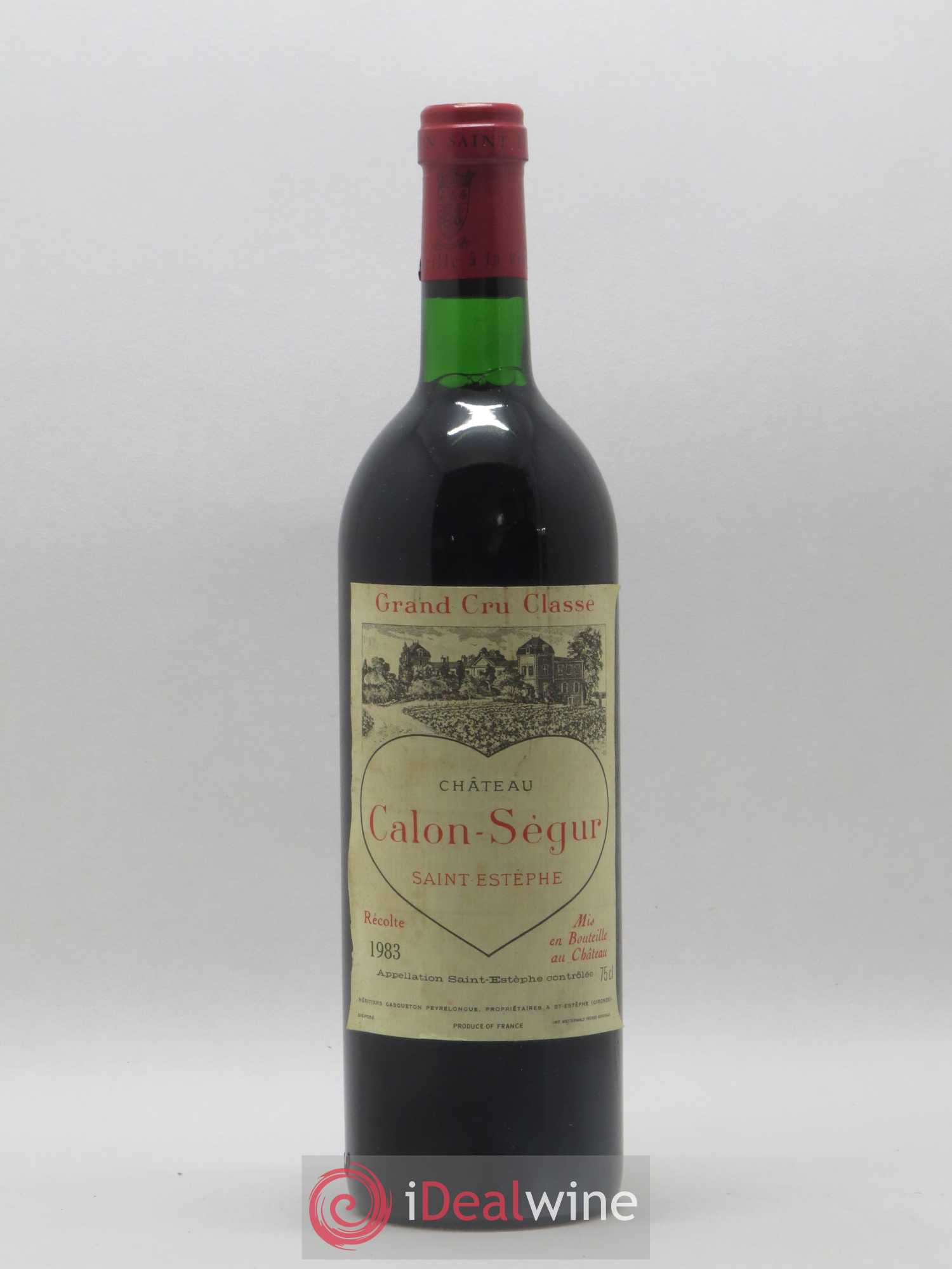 Château Calon Ségur 3ème Grand Cru Classé 1983 - Lot de 1 bouteille - 0
