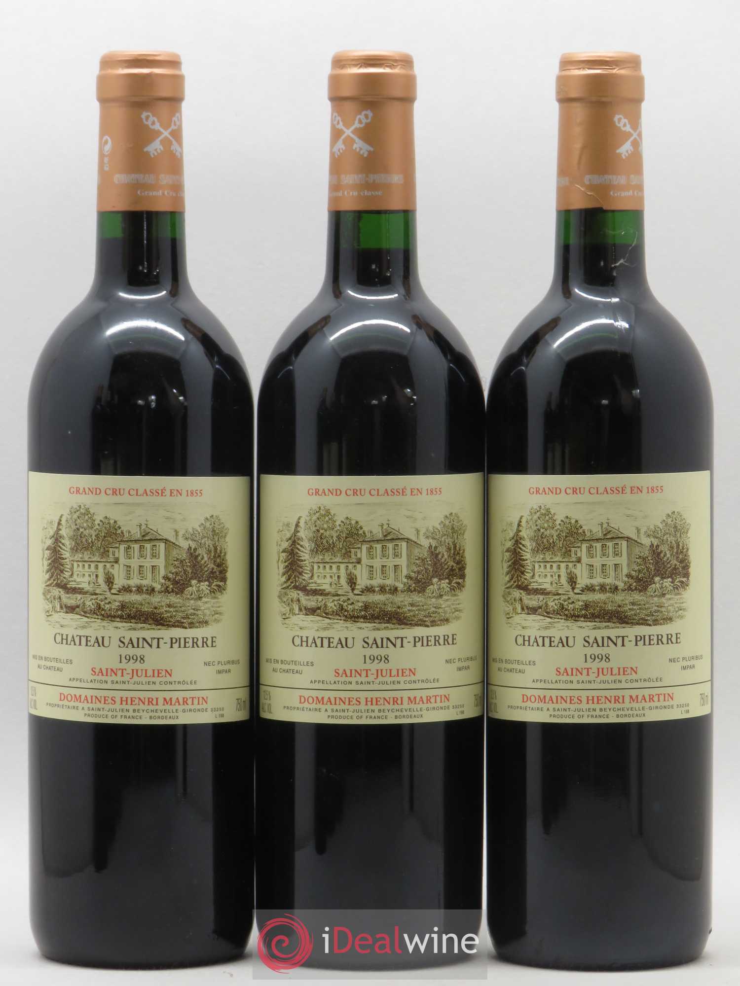 Château Saint-Pierre 1998 - Lot de 6 bouteilles - 2