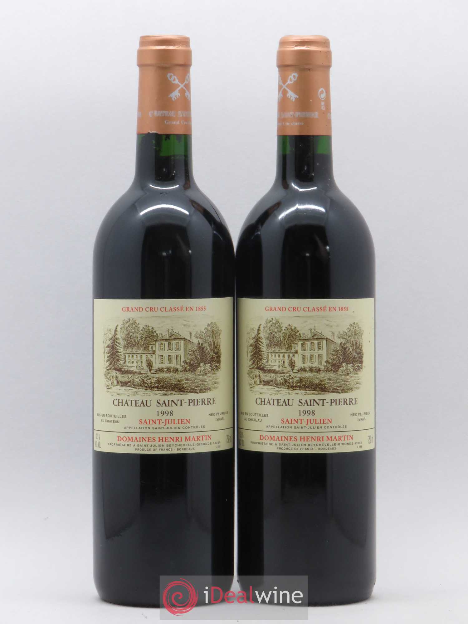 Château Saint-Pierre 1998 - Lot de 2 bouteilles - 0