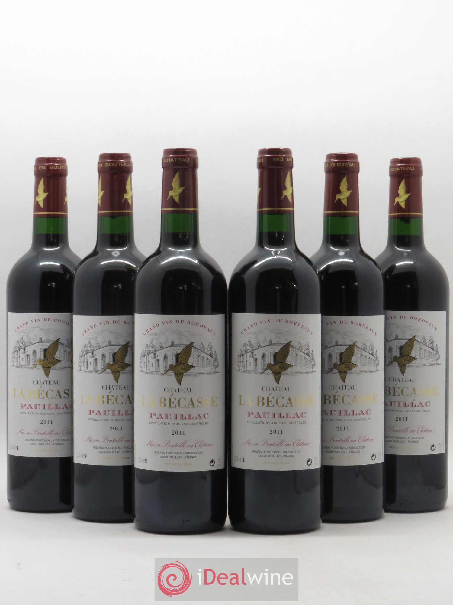 Château la Bécasse 2011 - Lot de 6 bouteilles - 0