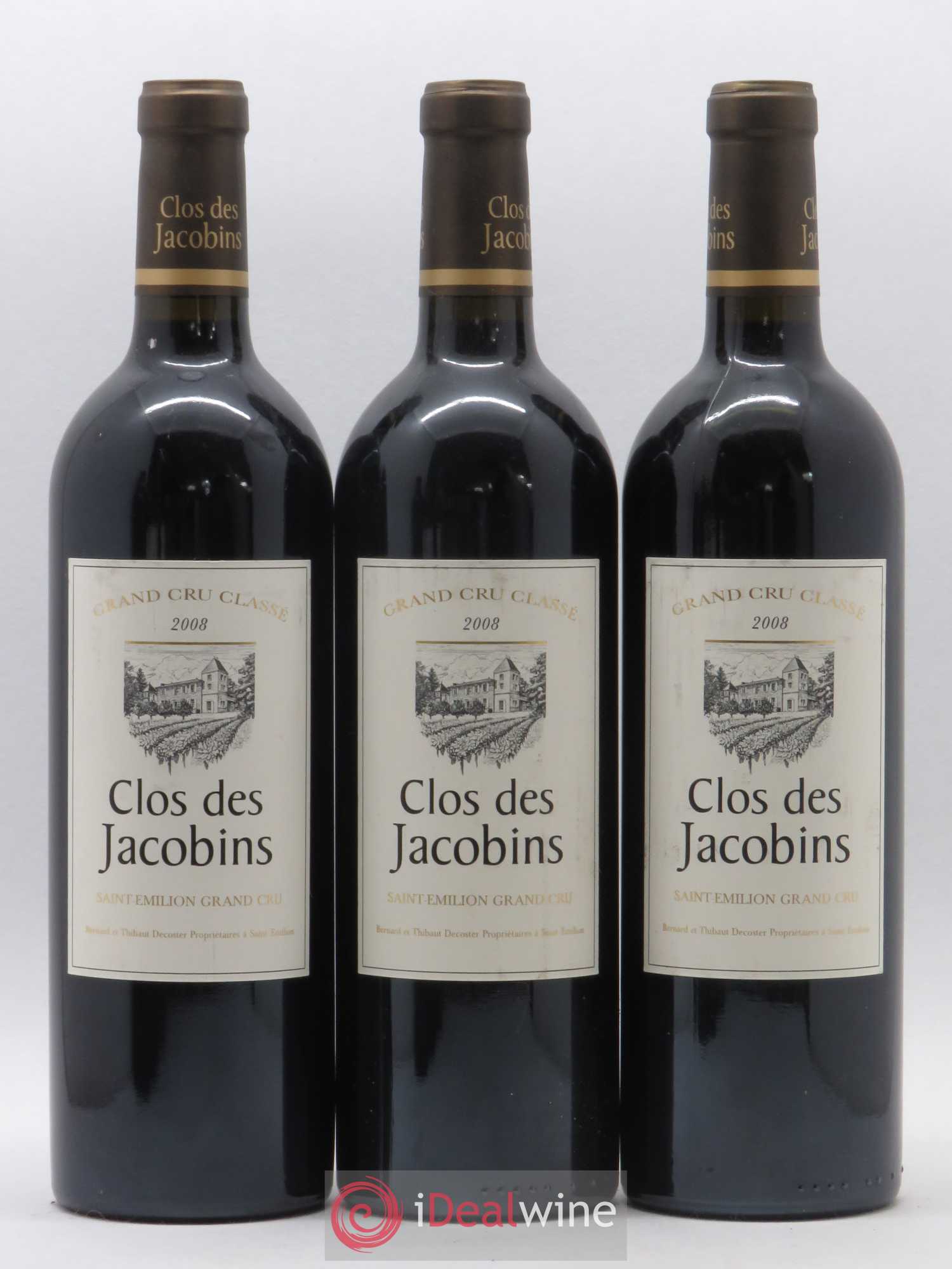 Château Clos des Jacobins Grand Cru Classé 2008 - Lot de 6 bouteilles - 2