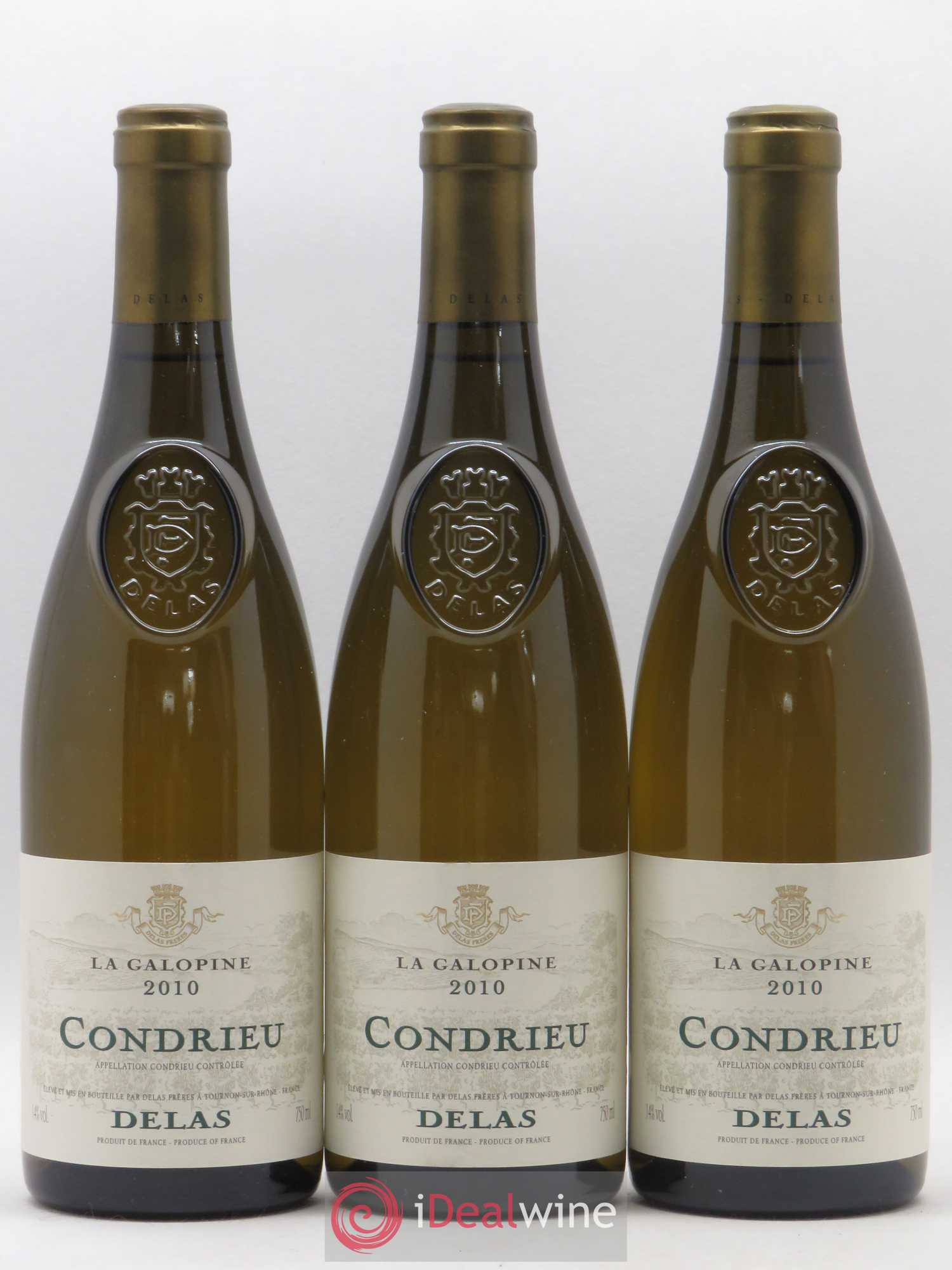 Condrieu La Galopine Délas 2010 - Posten von 3 Flaschen - 0