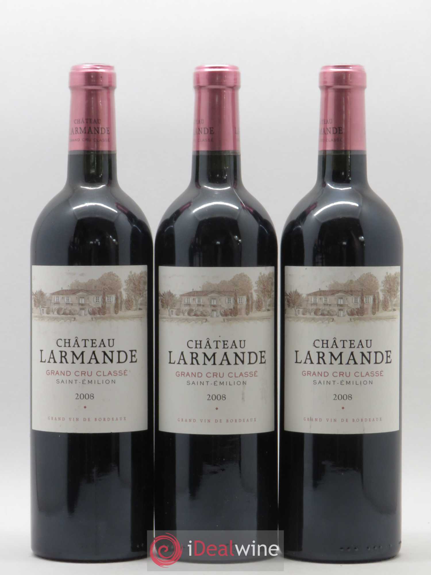 Château Larmande Grand Cru Classé 2008 - Lot de 6 bouteilles - 2