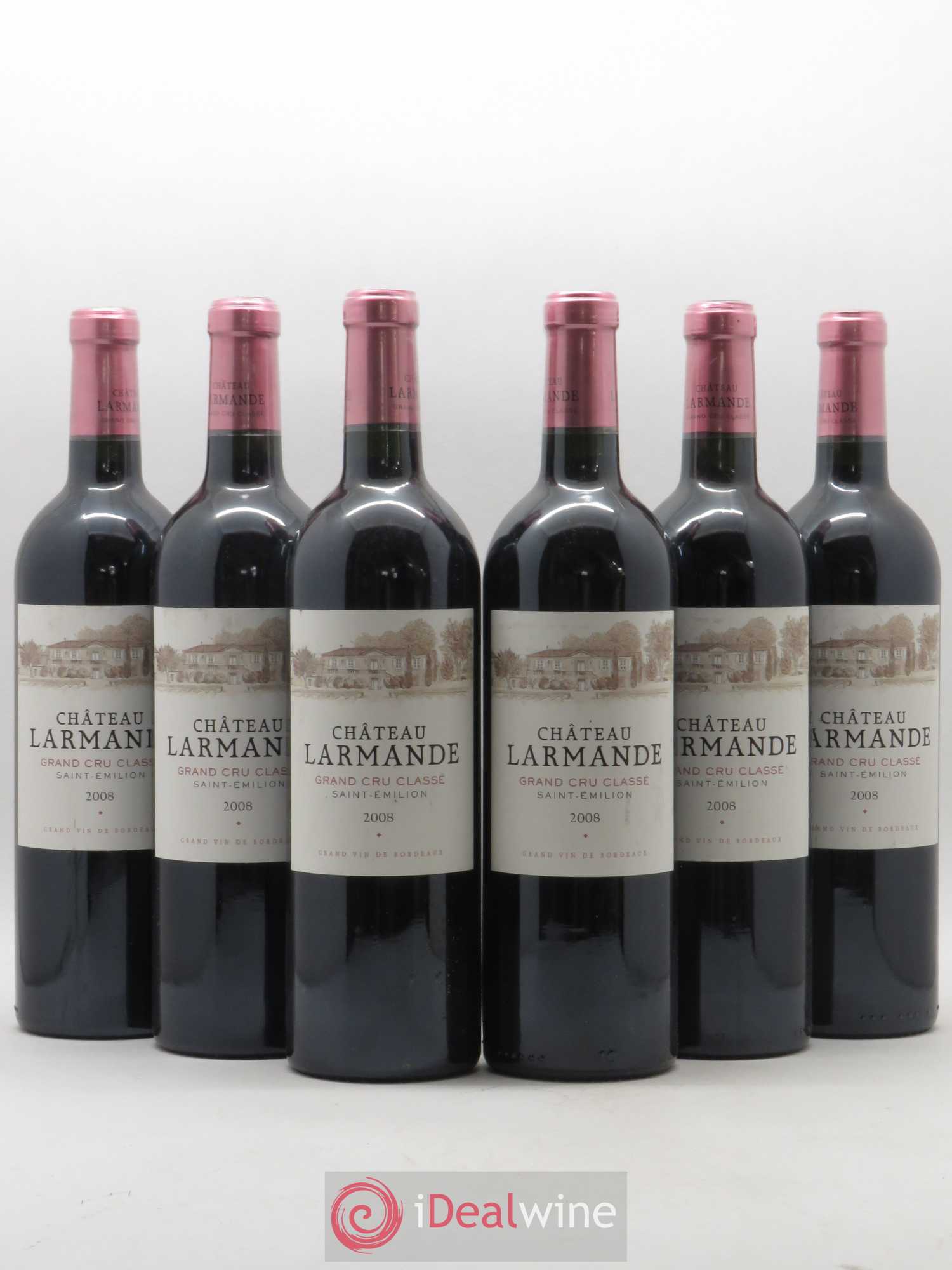 Château Larmande Grand Cru Classé 2008 - Lot de 6 bouteilles - 0