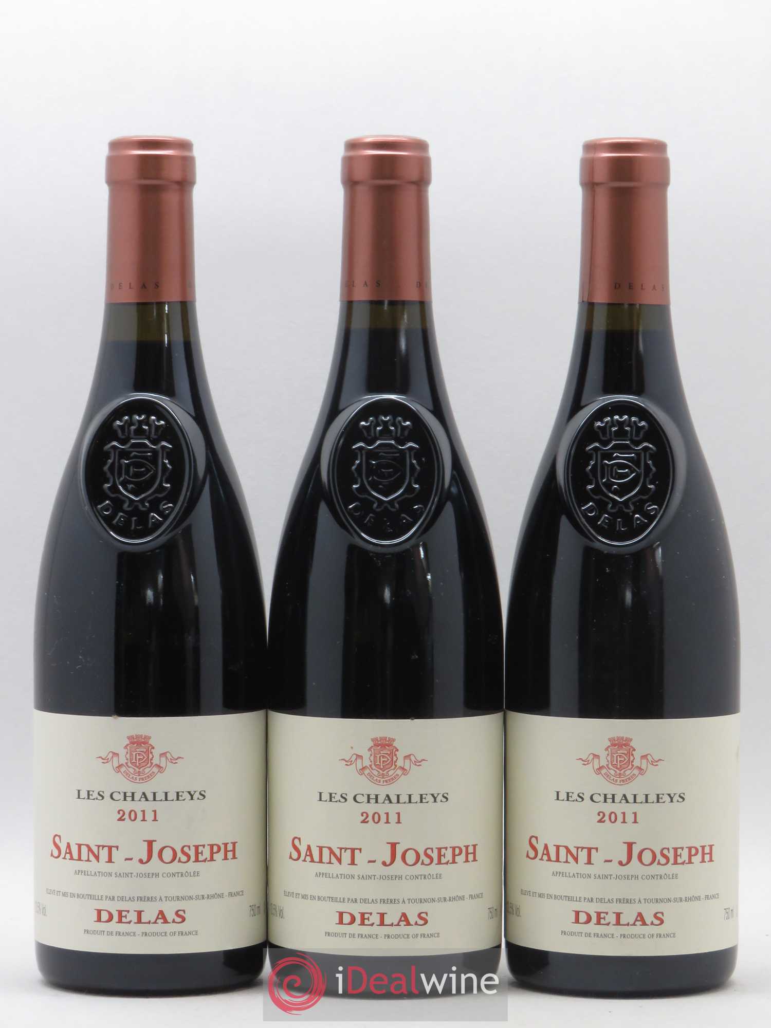 Saint-Joseph Les Challeys Delas Frères 2011 - Lot de 3 bouteilles - 0