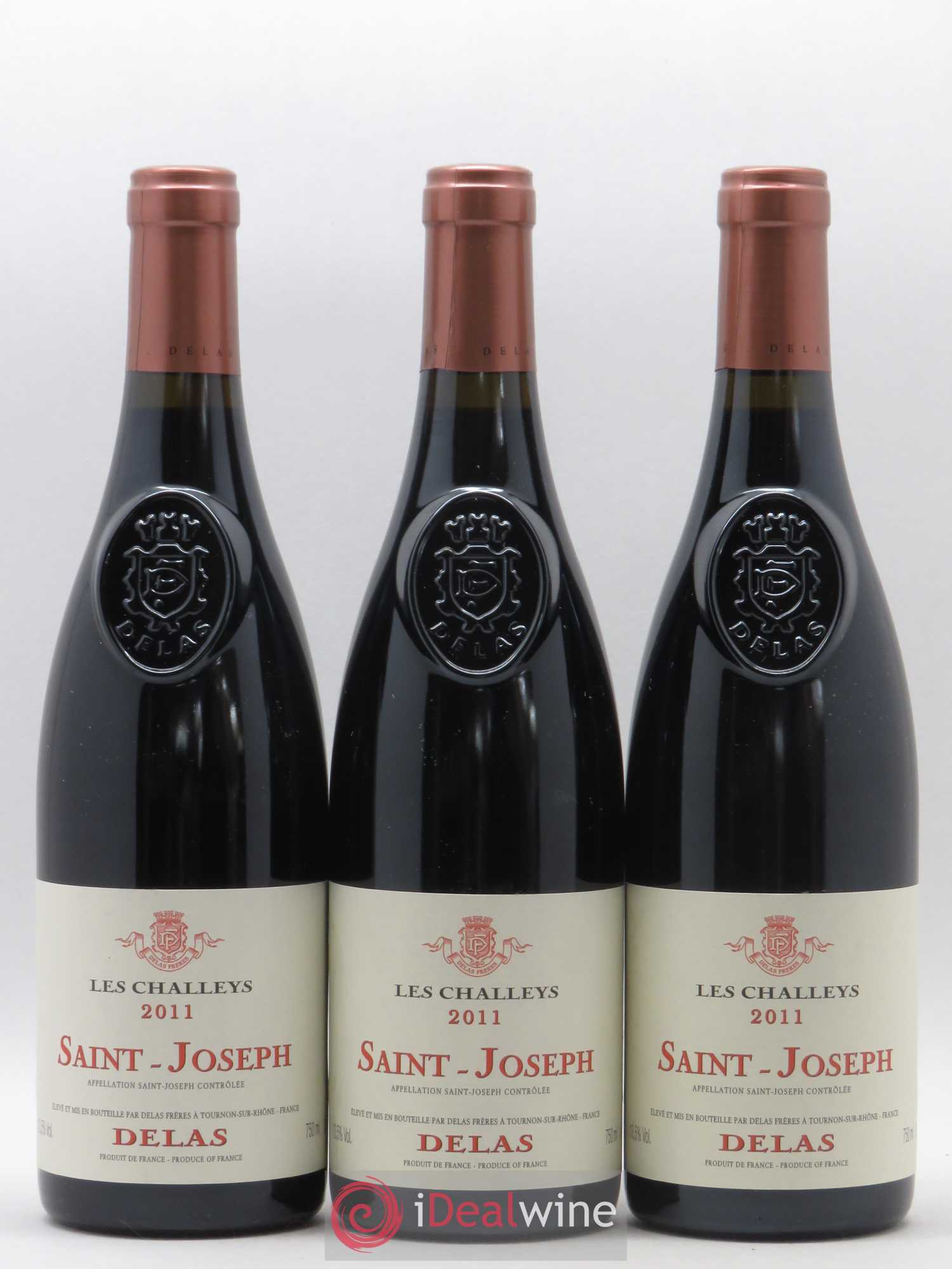 Saint-Joseph Les Challeys Delas Frères 2011 - Lot de 3 bouteilles - 0